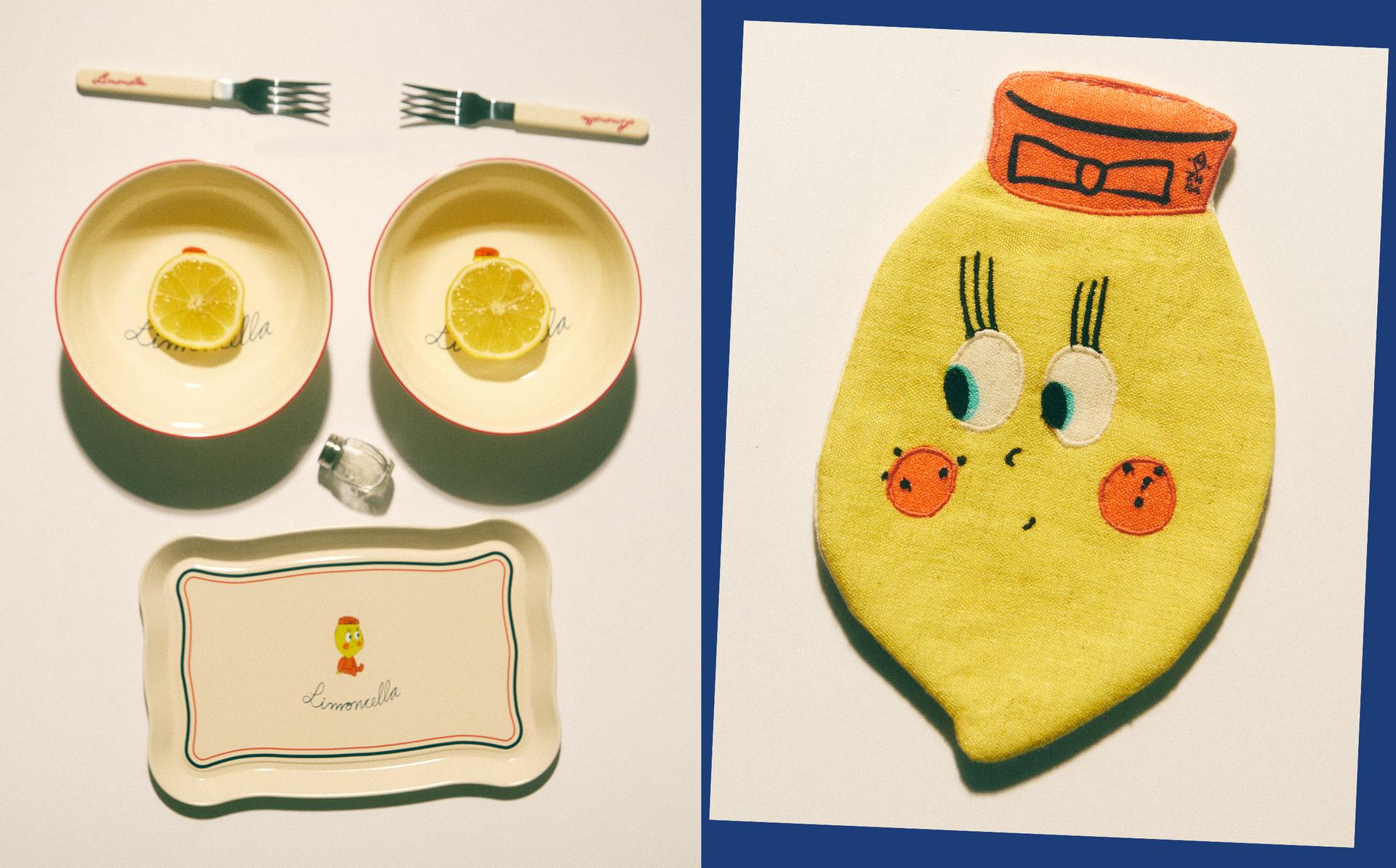 VAJILLA Y POSAVASOS INFANTIL LIMONCELLA X THE ANIMALS OBSERVATORY