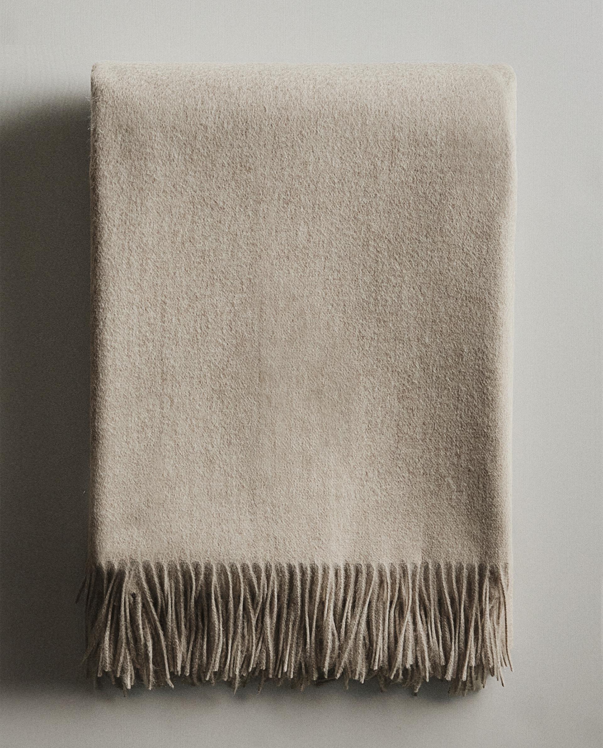 WOOL AND CASHMERE BLANKET | Zara Home Canada