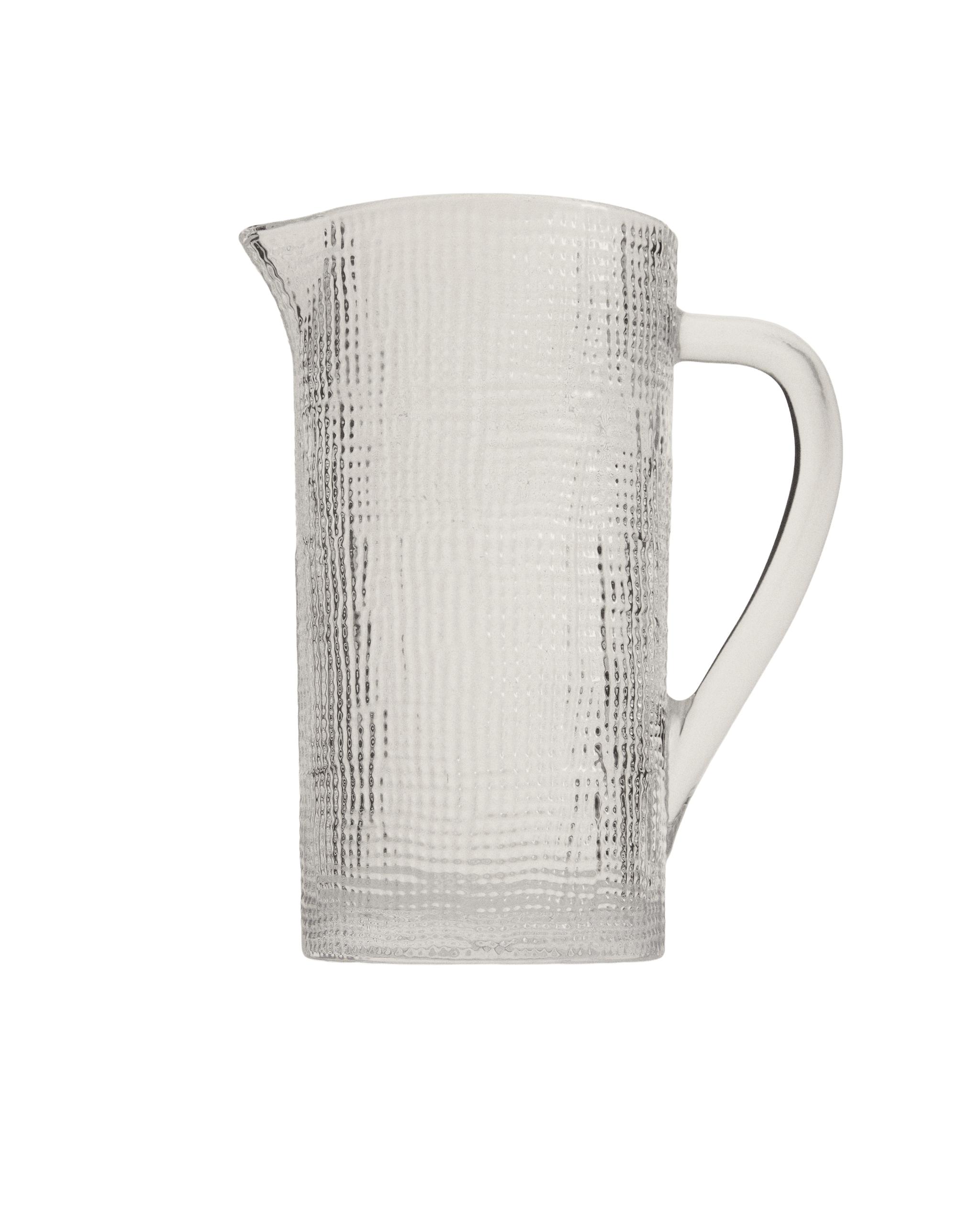 RAISED DESIGN GLASS JUG product thumbnail 5