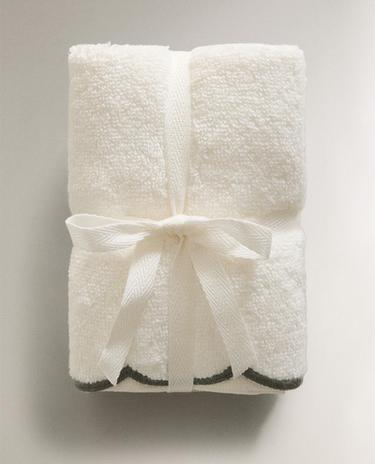 PACK TOALHAS ROSTO PORMENOR ONDAS (PACK DE 3)