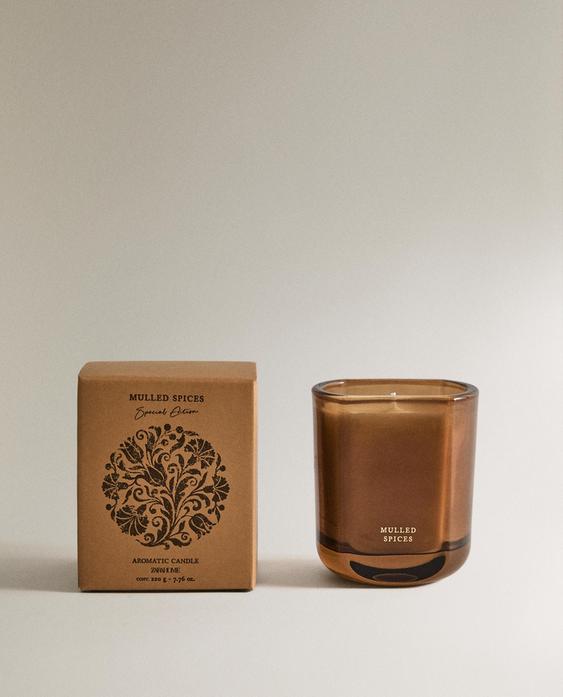 (220 G) MULLED SPICES SCENTED CANDLE