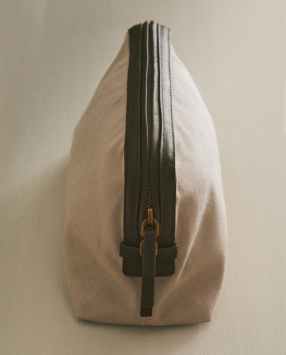 KULTURBEUTEL CANVAS LEDER KULTURBEUTEL CANVAS LEDER