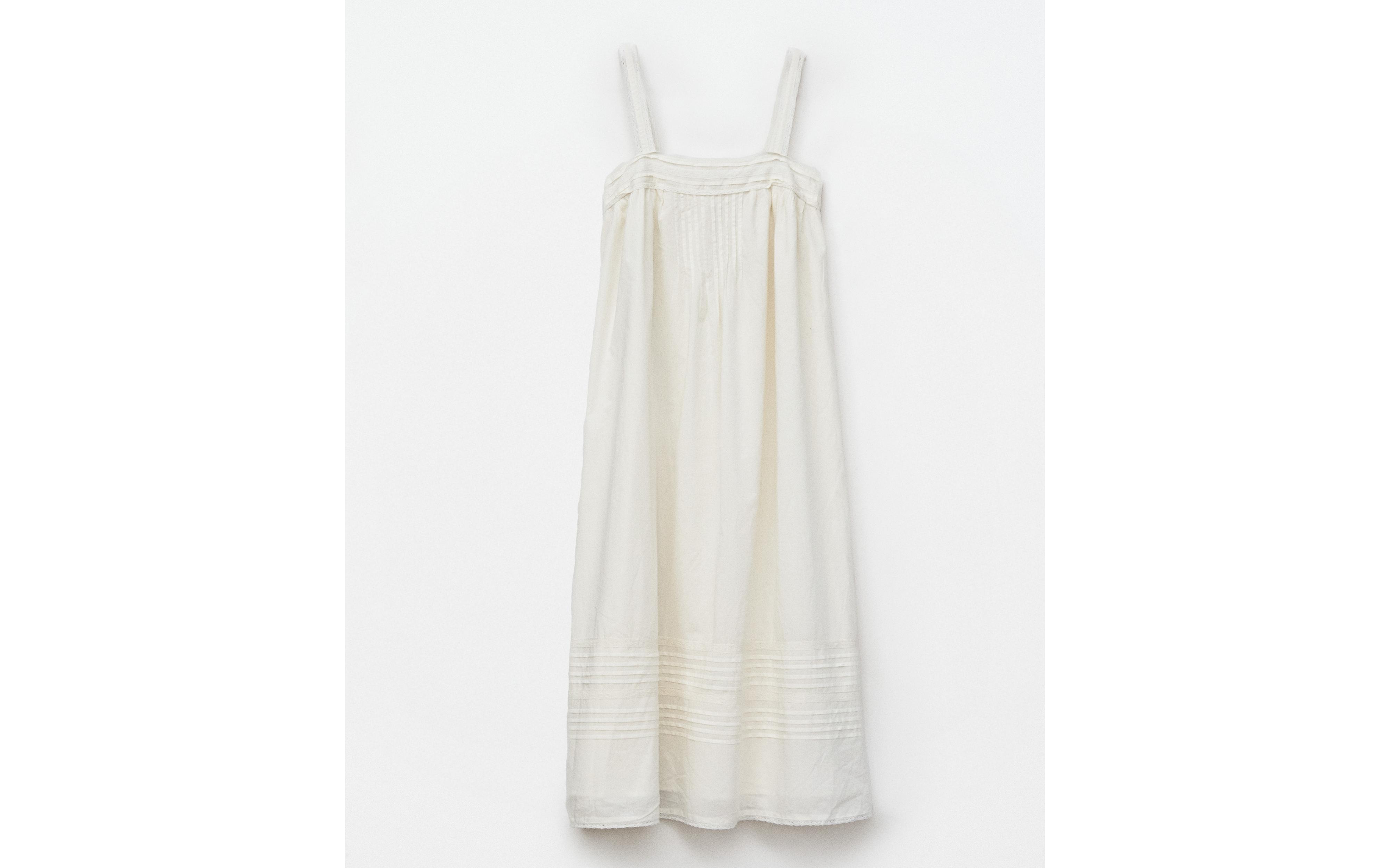 STRAPPY NIGHTDRESS WITH LACE AND PINTUCKS product thumbnail 8