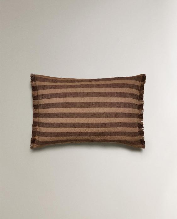 HOUSSE DE COUSSIN RAYURES HOUSSE DE COUSSIN RAYURES