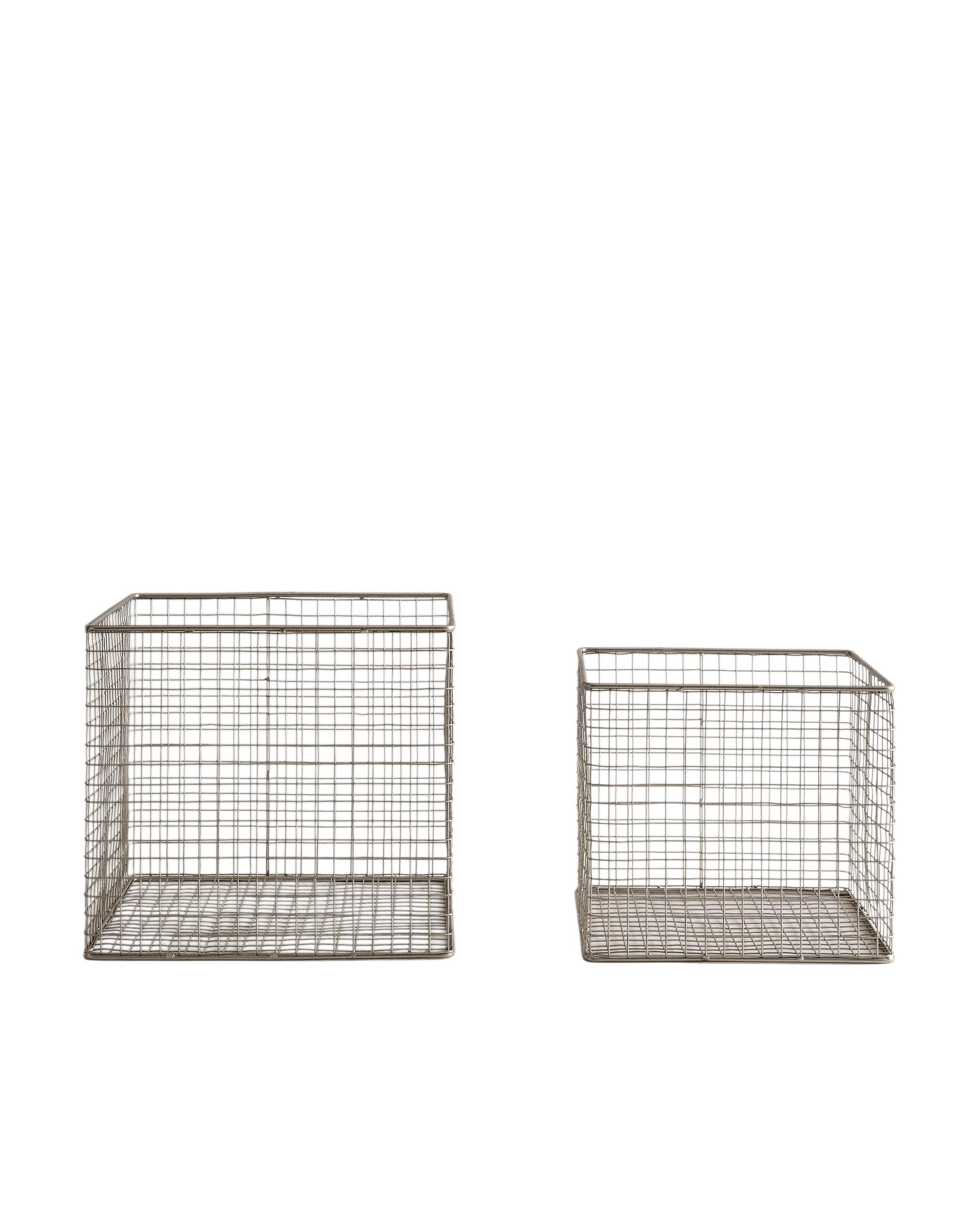 ZARA HOME メッシュデザインバスケット2個セット※単品も可能 ZARA HOME メッシュデザインバスケット2個セット※単品も可能