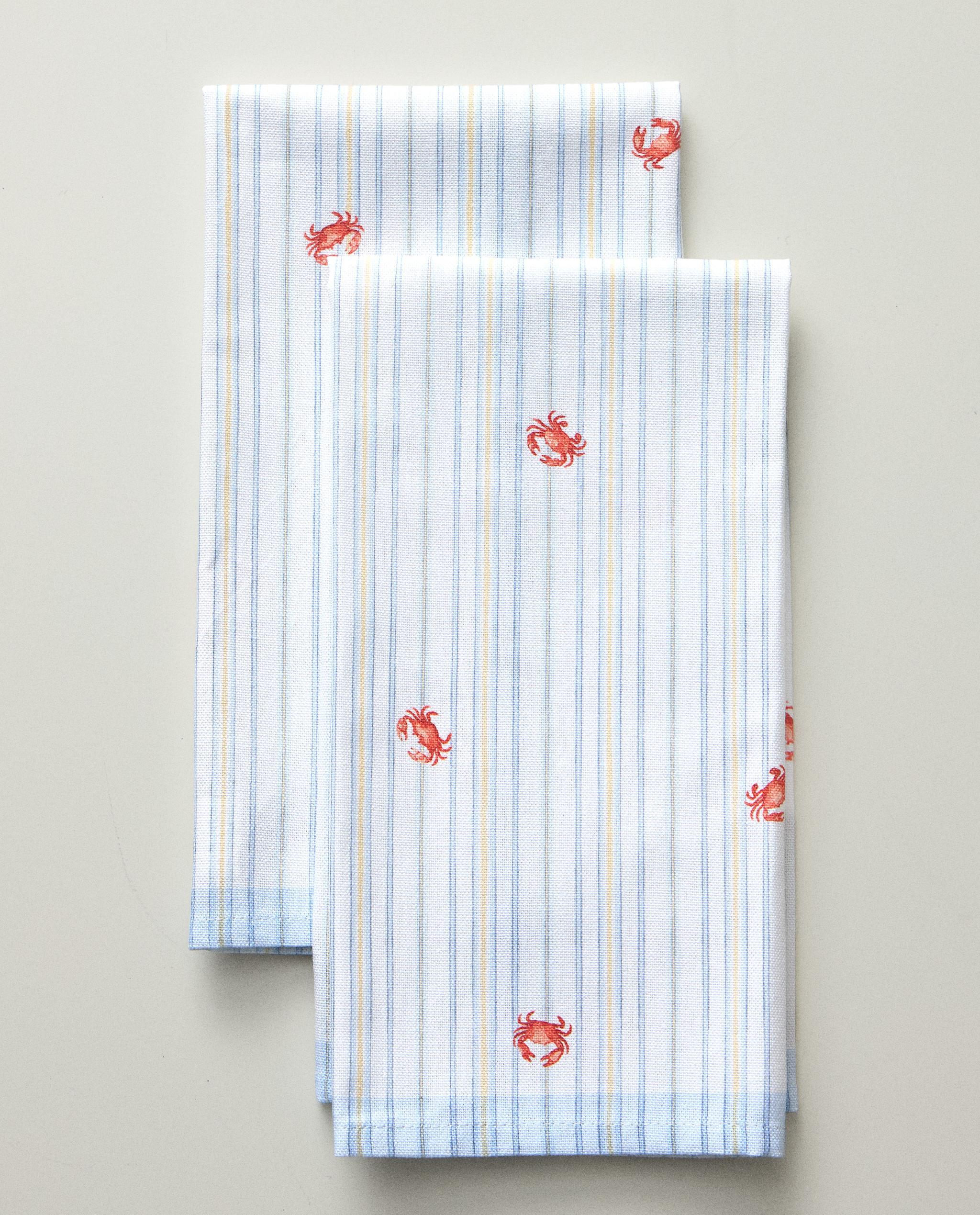 PACK OF CRAB PRINT TEA TOWELS (PACK OF 2) product thumbnail 9
