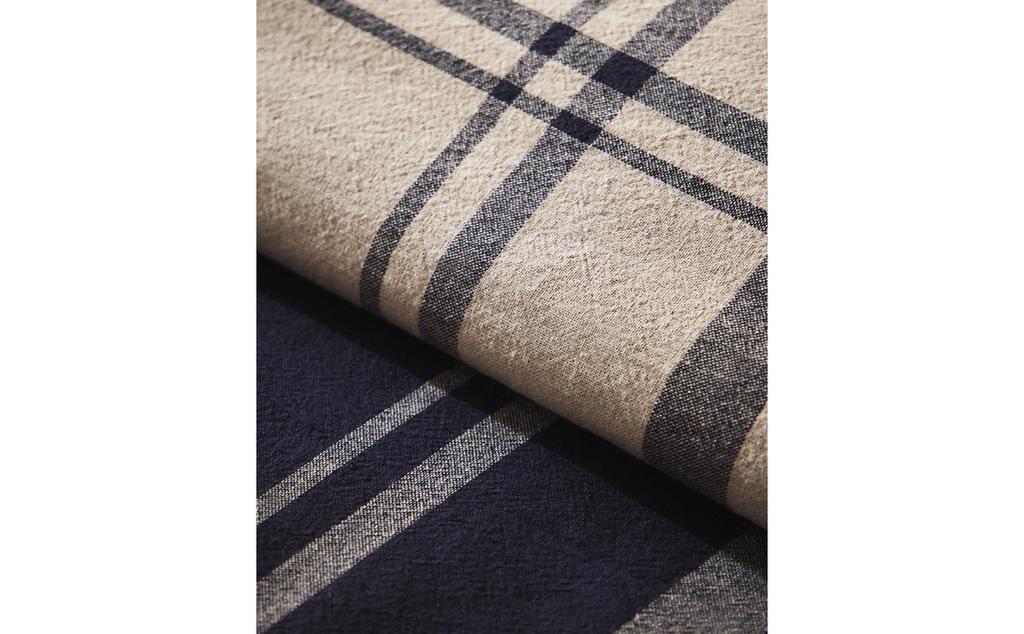 체크 양면 이불 커버