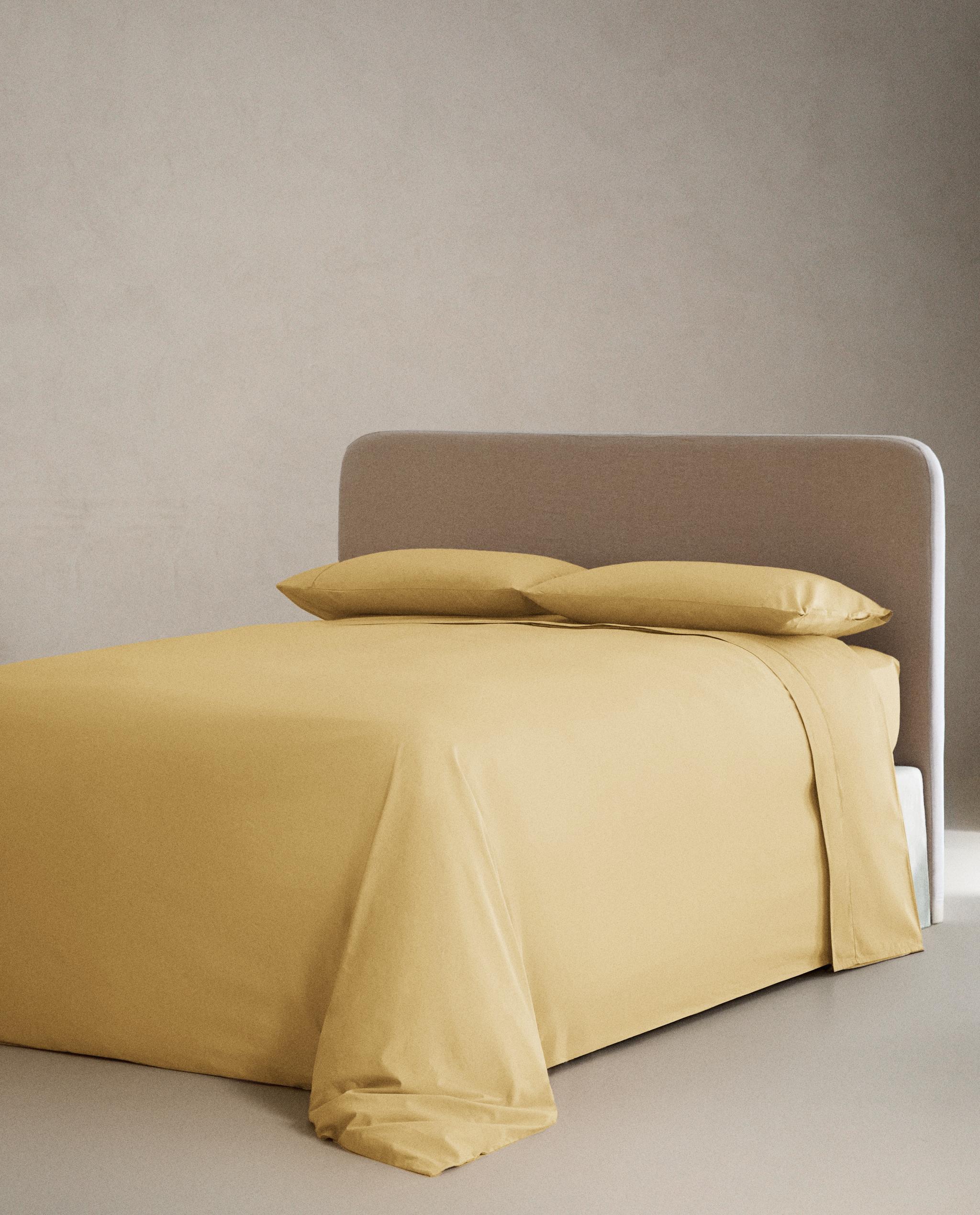 スカラップエッジ サテン トップシーツ（300スレッド） | Zara Home