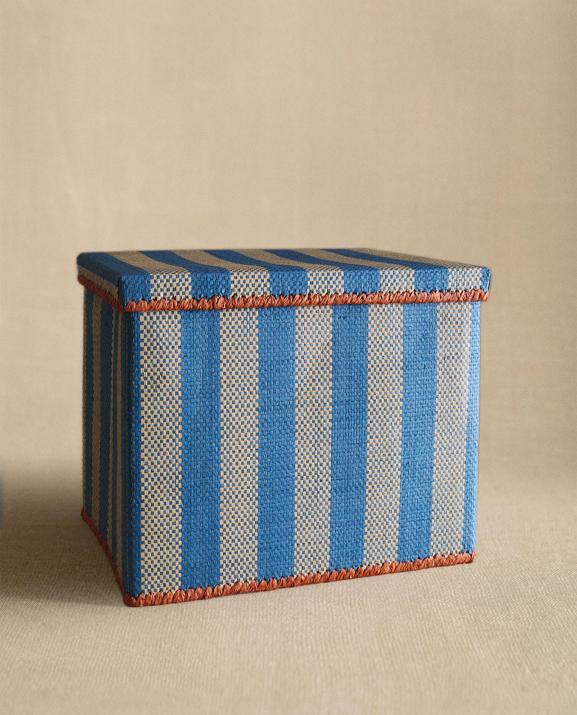 CESTA INFANTIL RAYAS PLEGABLE CESTA INFANTIL RAYAS PLEGABLE