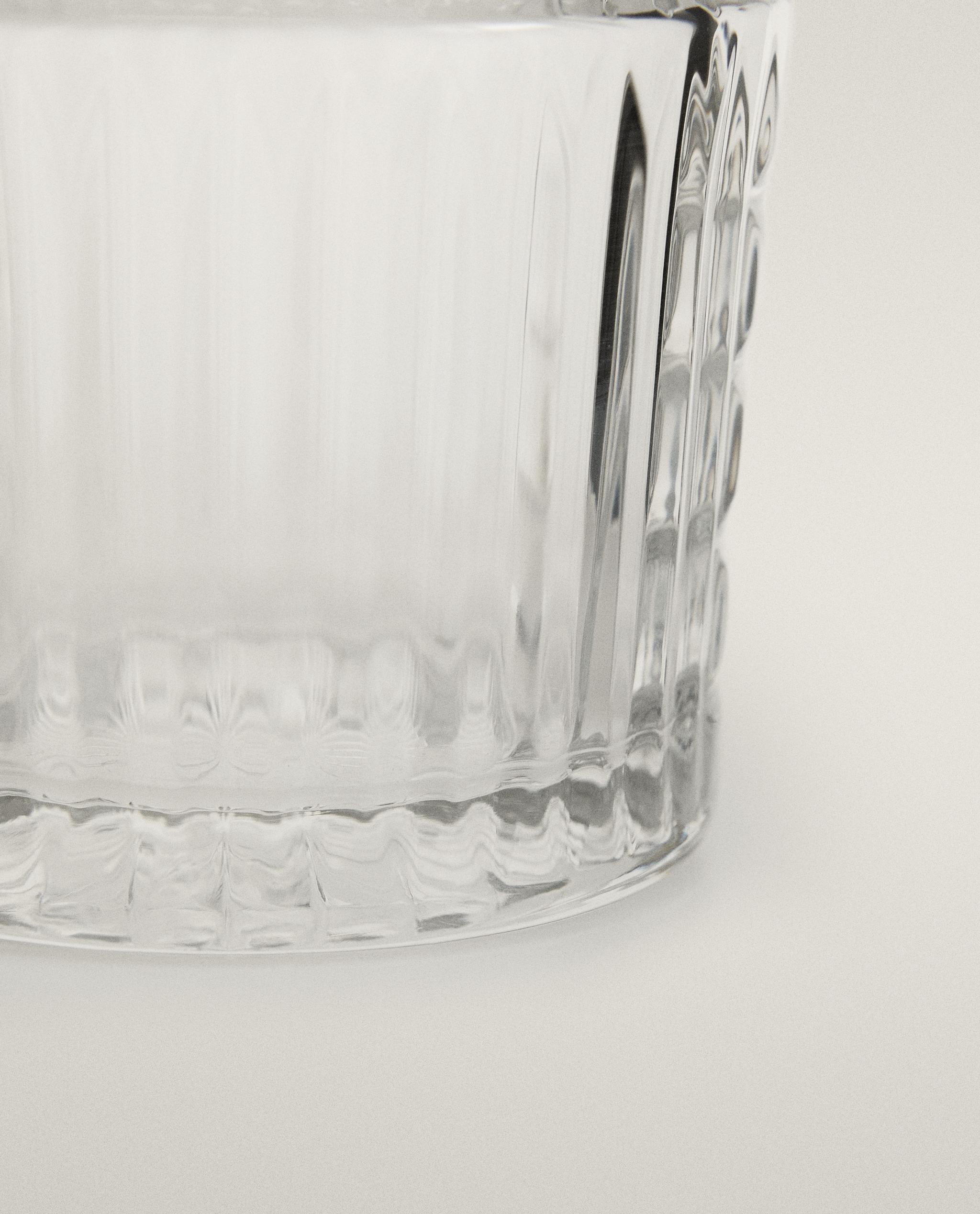 RAISED DESIGN GLASS TUMBLER product thumbnail 5