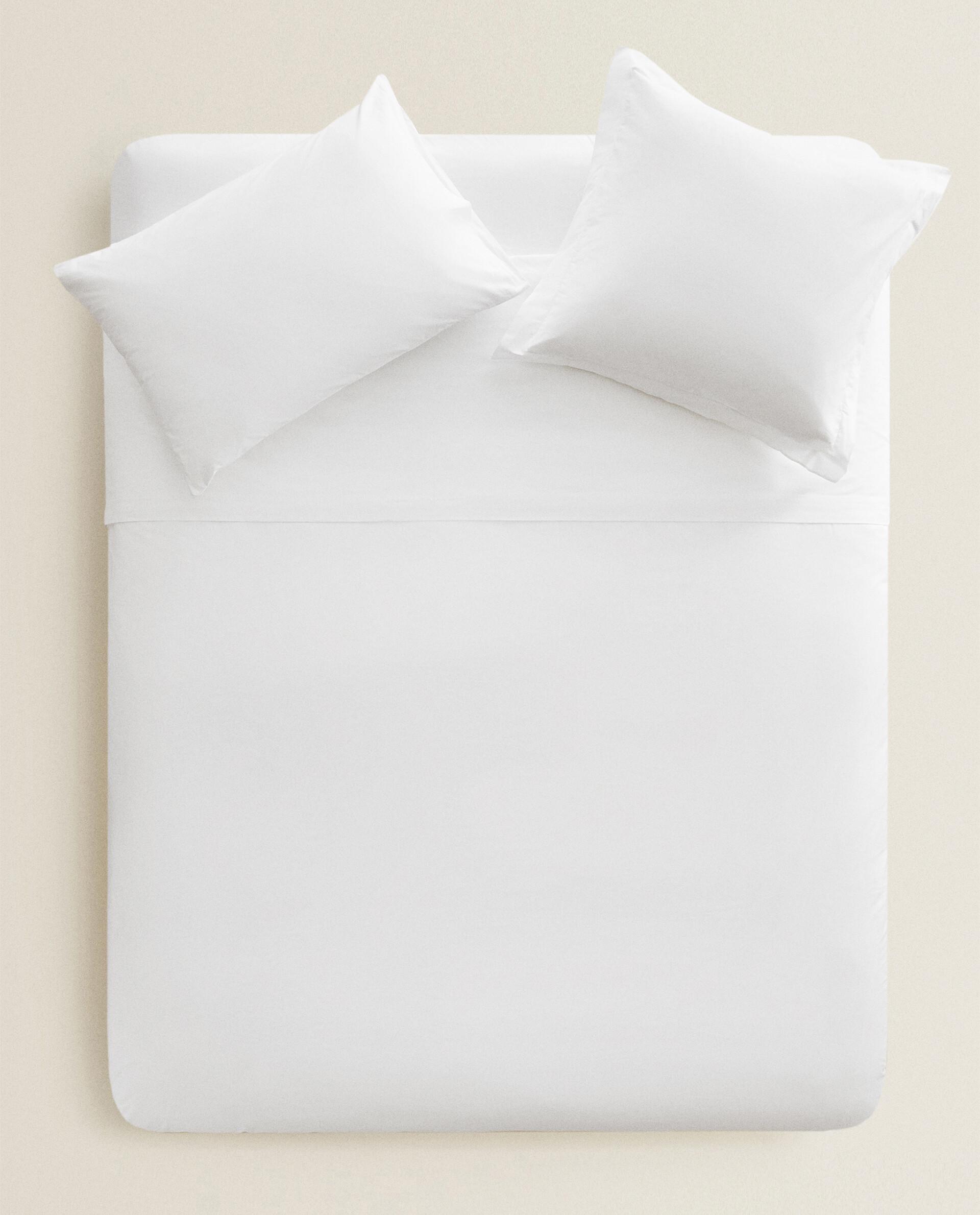 1868 新品　ZARA HOME コットン　掛け布団　カバー　ブラック パーケルコットン 掛け布団カバー（500スレッド） | Zara Home
