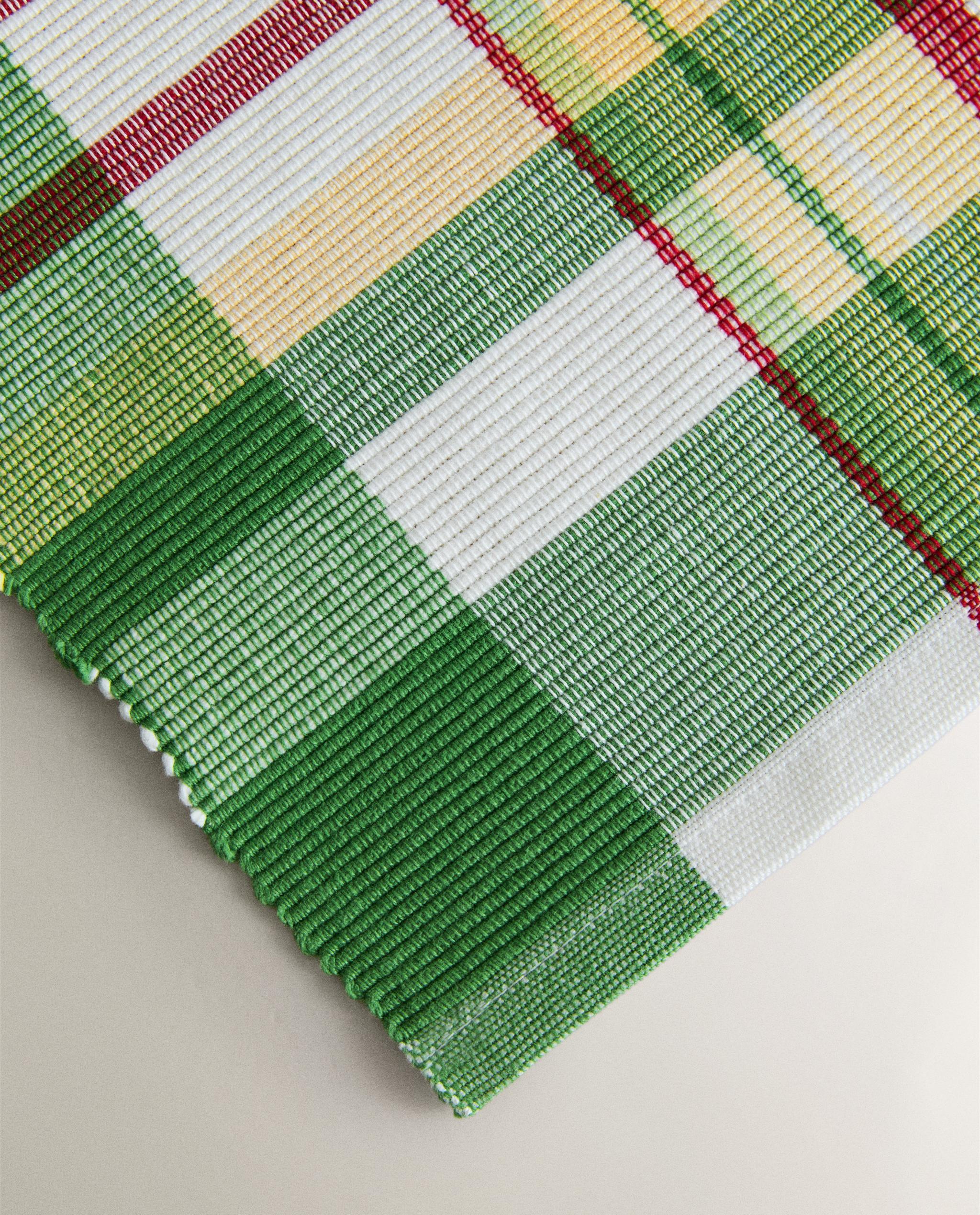COLOURED CHECK TABLE RUNNER product thumbnail 6