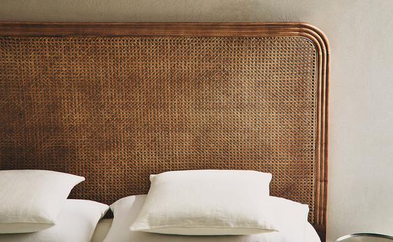 ASH AND RATTAN HEADBOARD ASH AND RATTAN HEADBOARD