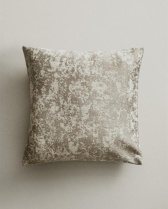 HOUSSE DE COUSSIN JACQUARD FLEURS