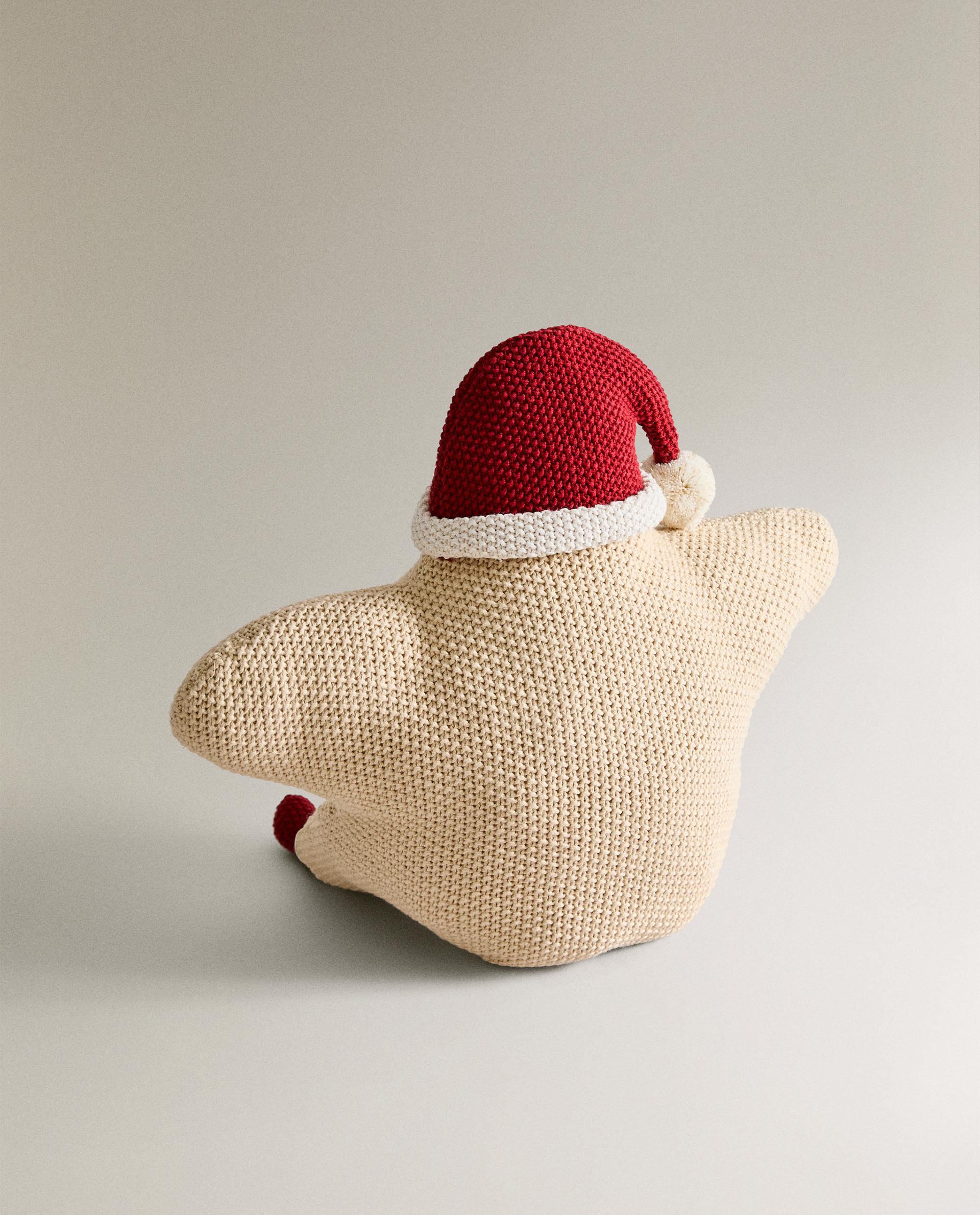 CUSCINO BAMBINI CROCHET STELLA NATALE