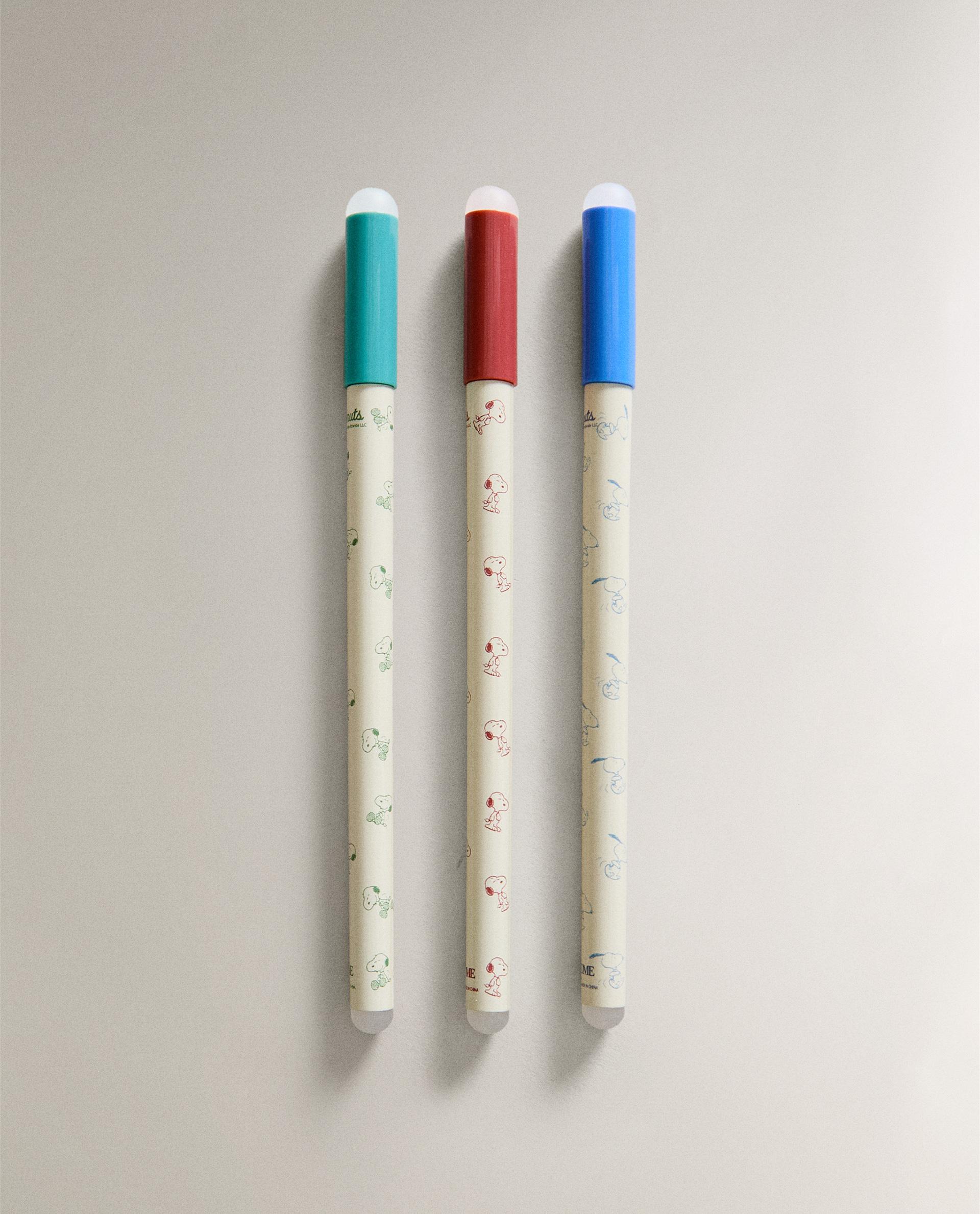 SET OF CHILDREN'S PEANUTS™ ERASABLE PENS (SET OF 3)