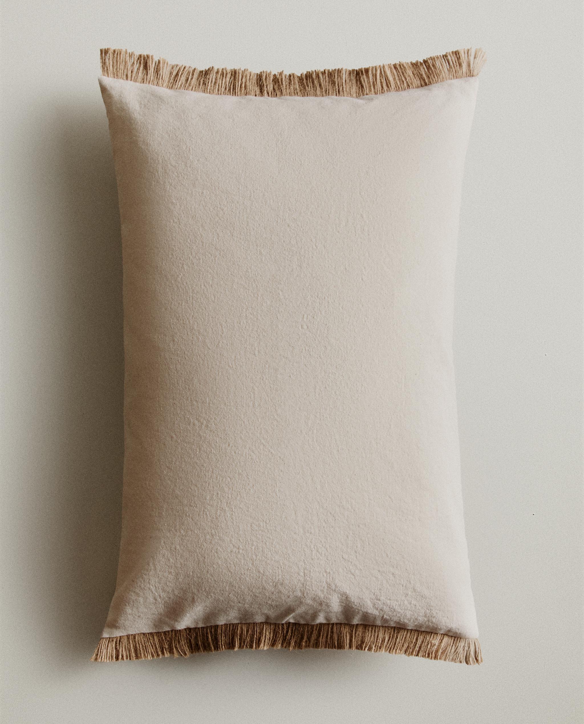 ZARA  ジュート クッション　３個セット　まとめ売り ジュートフリンジ クッションカバー | Zara Home 日本/Japan