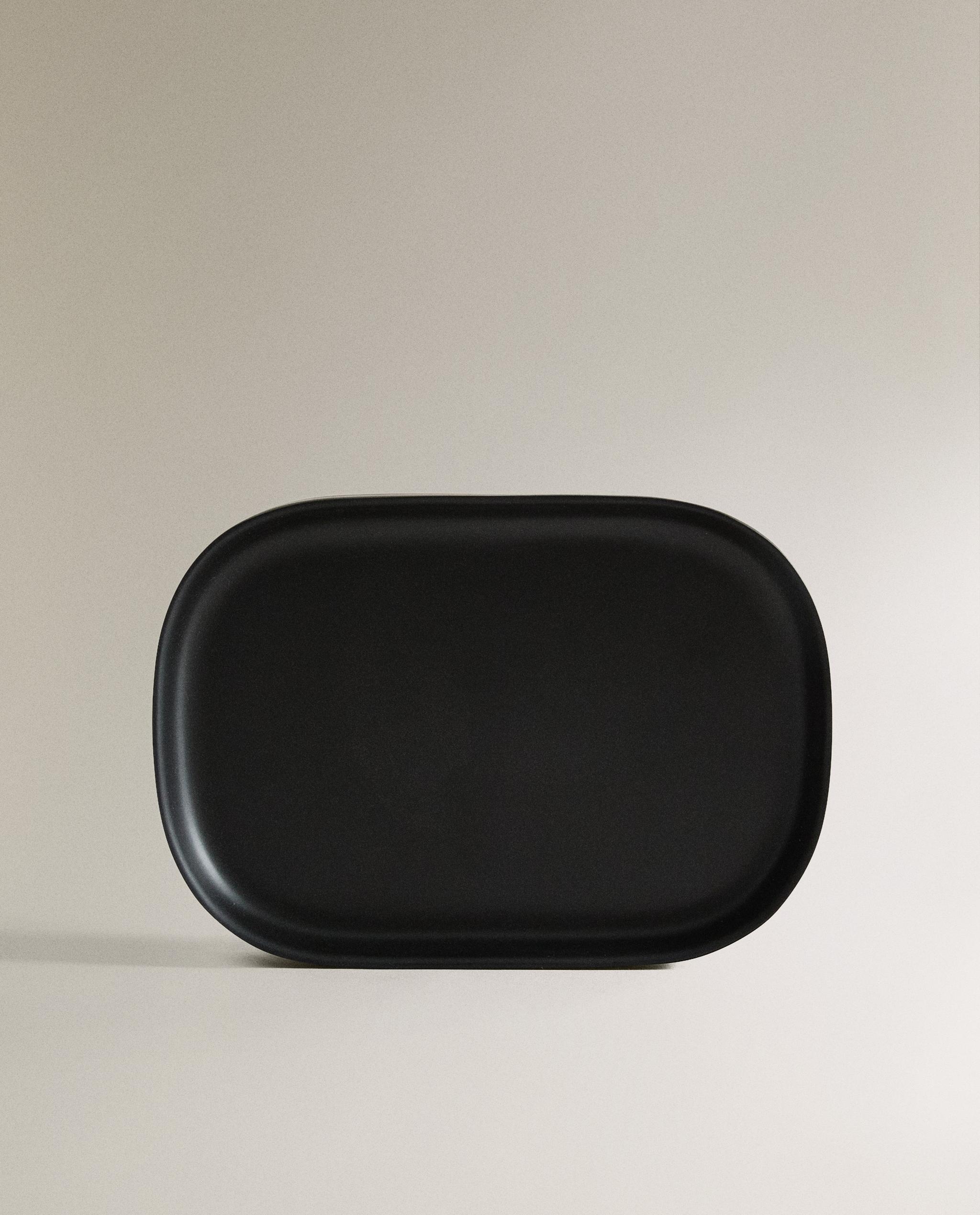 BLACK RESIN BATHROOM TRAY product thumbnail 3