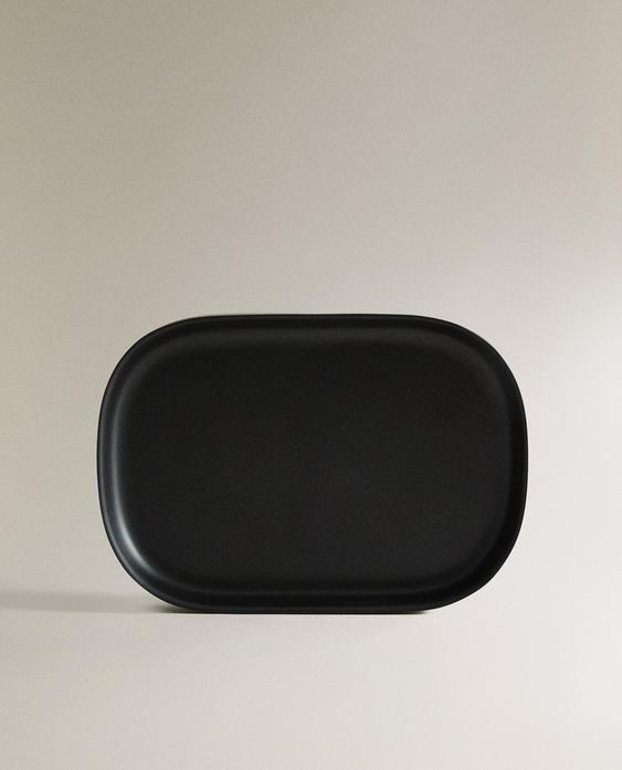 BANDEJA BAÑO RESINA NEGRO