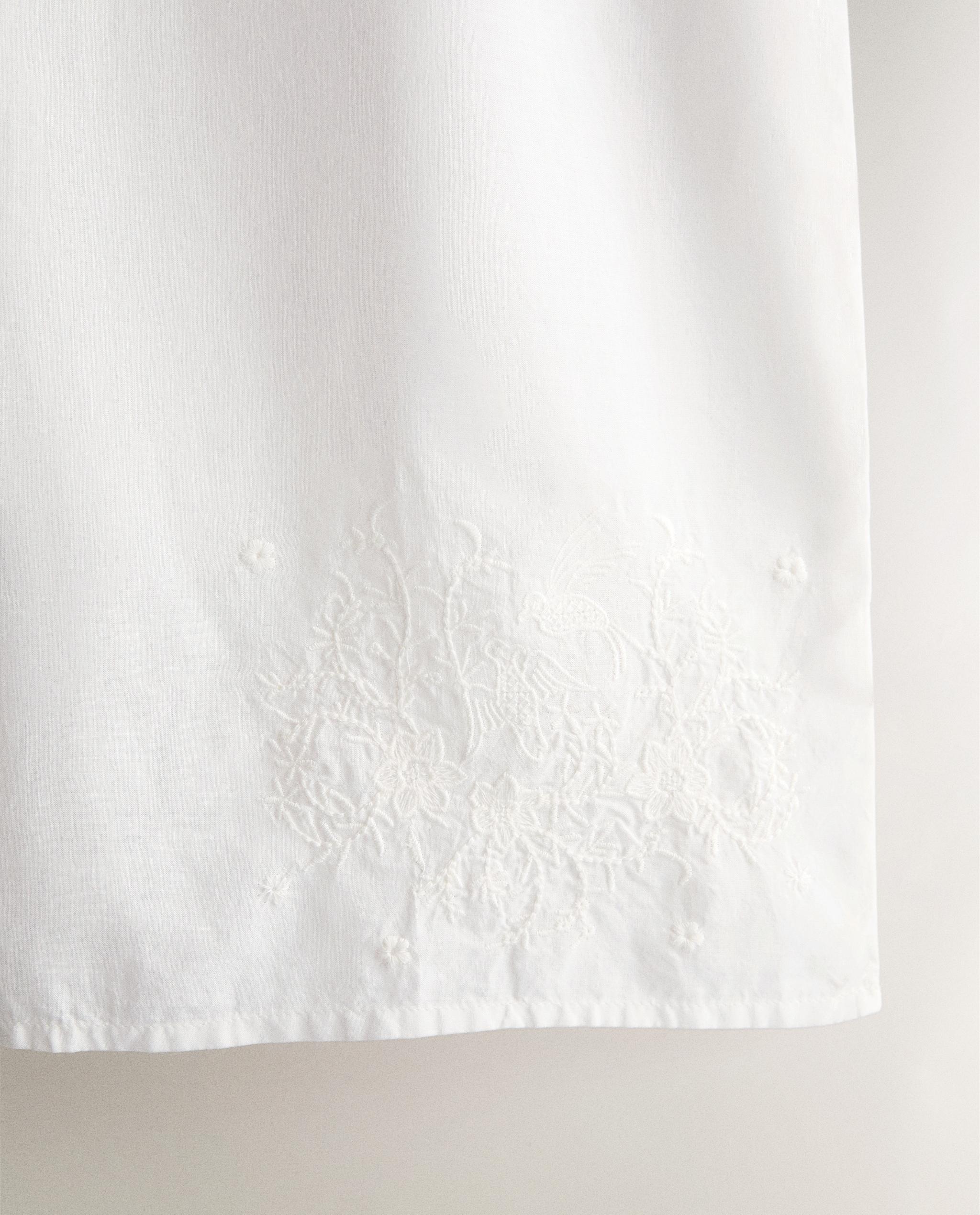 EMBROIDERED COTTON TROUSERS product thumbnail 3