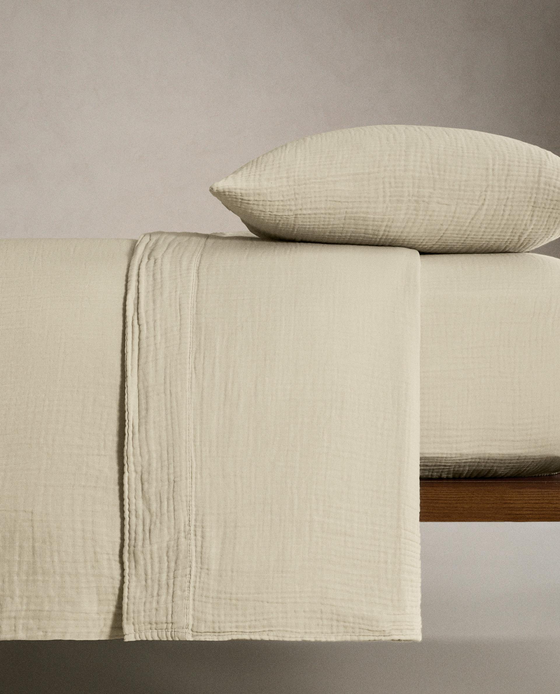 ガーゼ ボックスシーツ | Zara Home 日本/Japan
