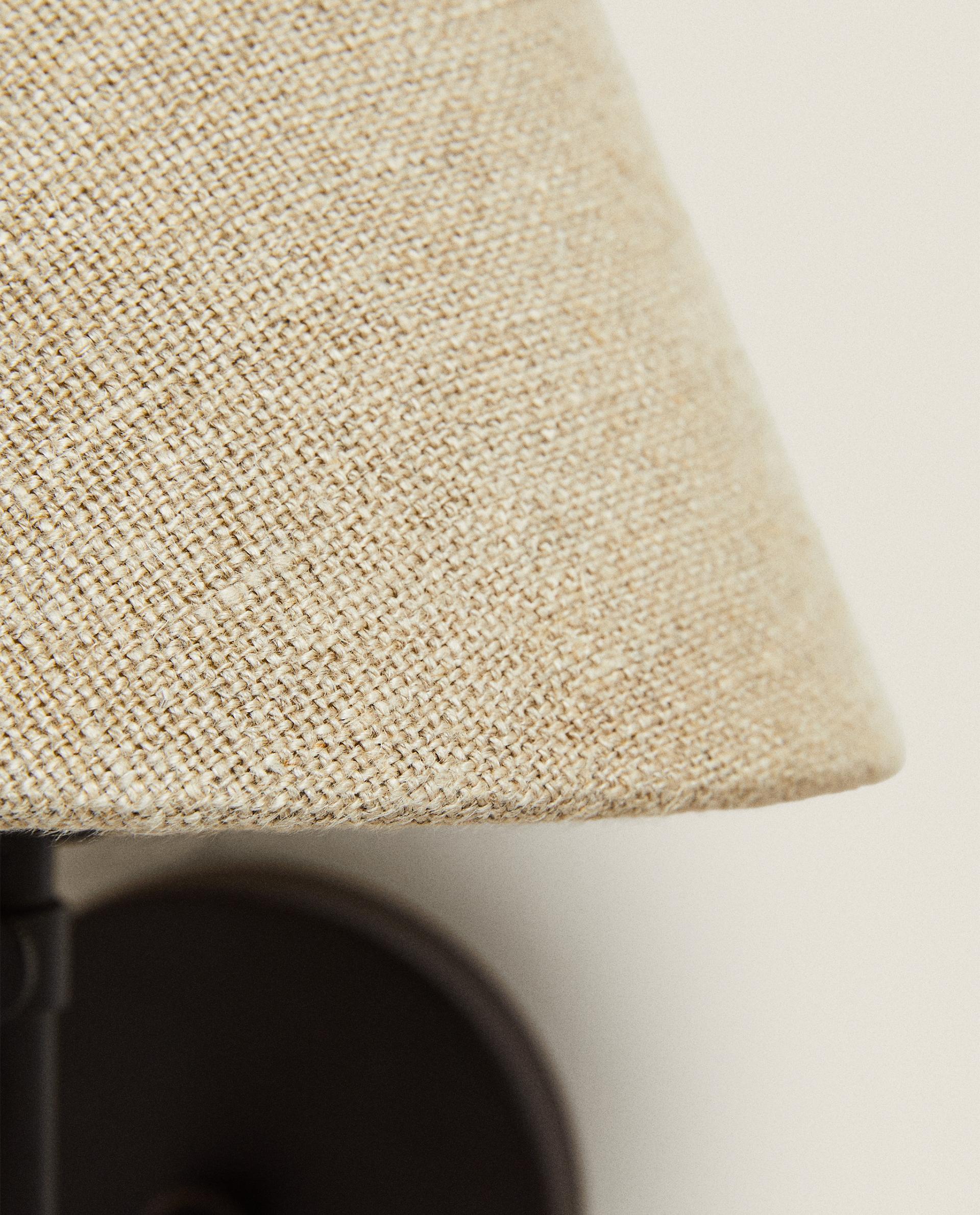 LAMP | WALL LIGHT WITH LINEN LAMPSHADE