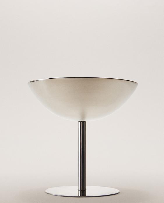 GRANDE COUPE EN ACIER INOXYDABLE ARGENTÉ