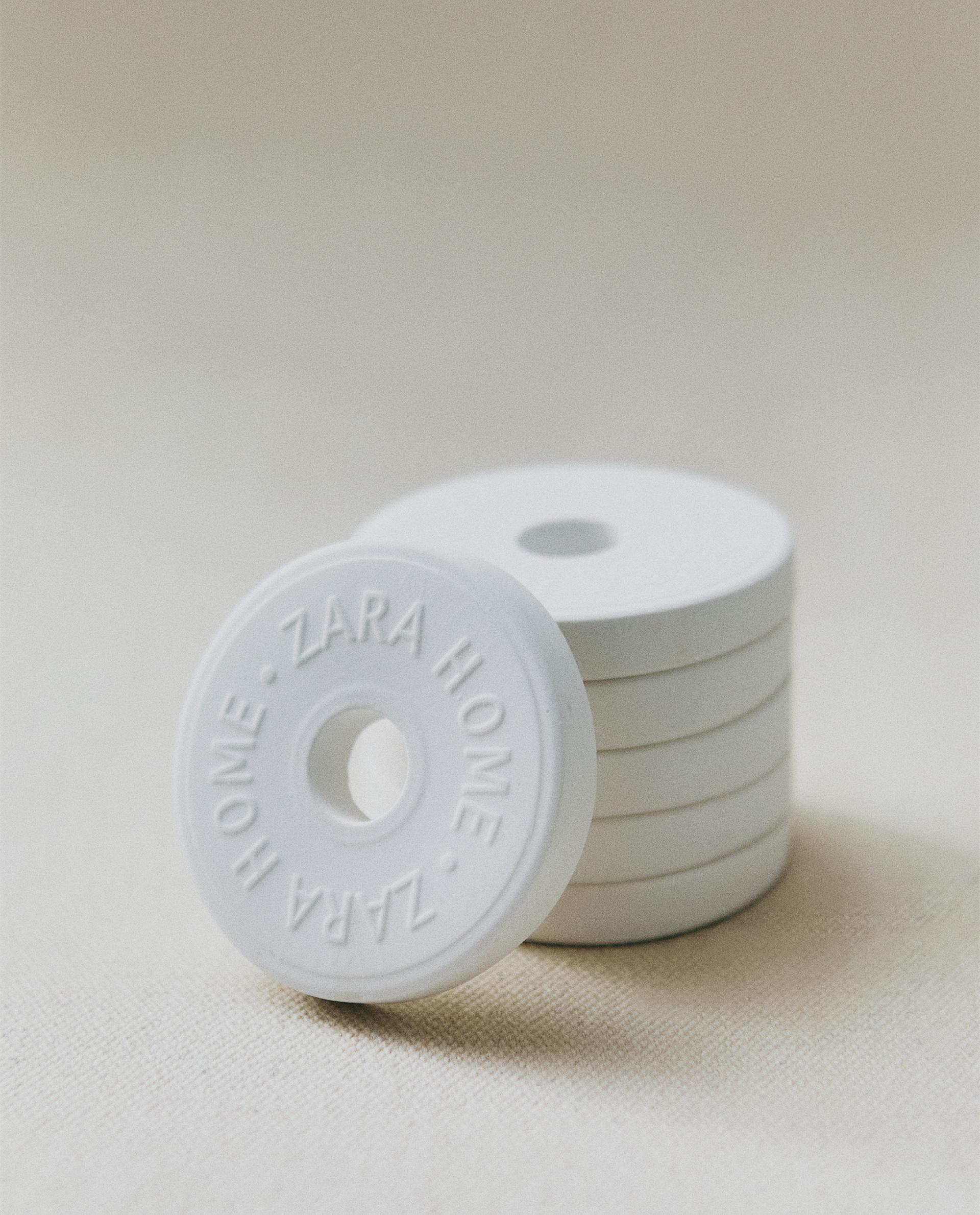 WHITE POWDERY SCENTED CERAMIC PACK (PACK OF 6) WHITE POWDERY SCENTED CERAMIC PACK (PACK OF 6)