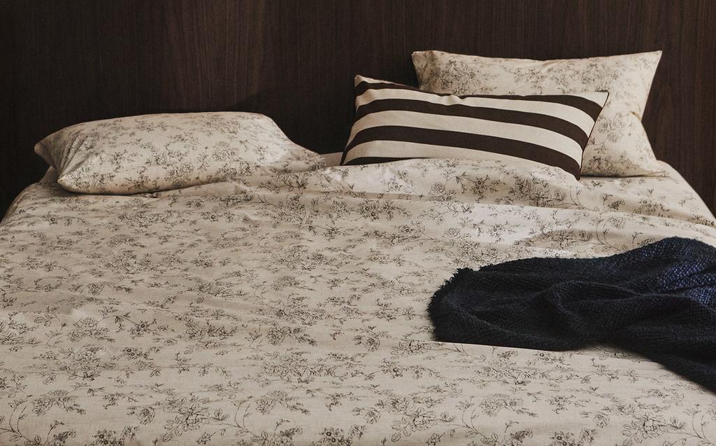 플로랄 프린트 이불 커버 플로랄 프린트 이불 커버