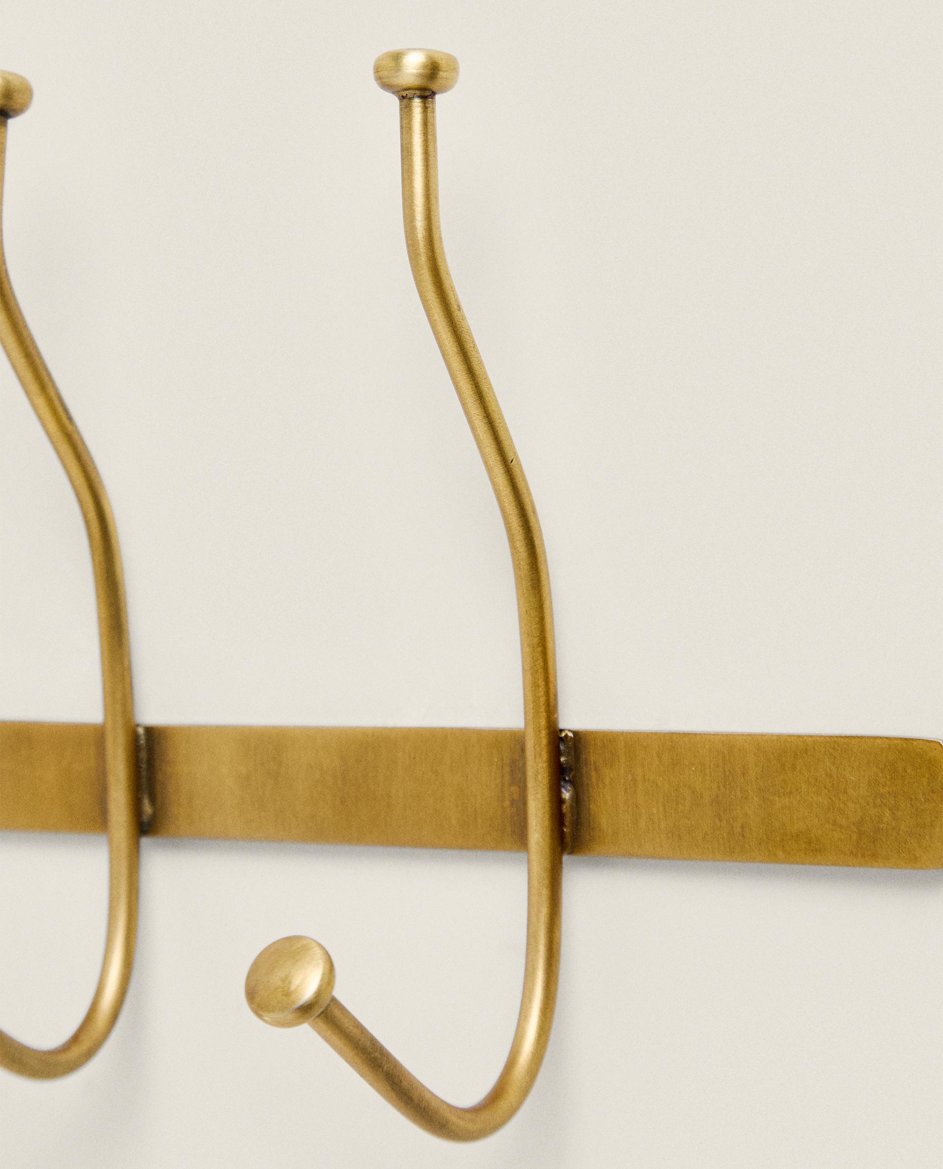 Perchas Metalicas Perchas Doradas Zara Home ORGANIZADOR METÁLICO