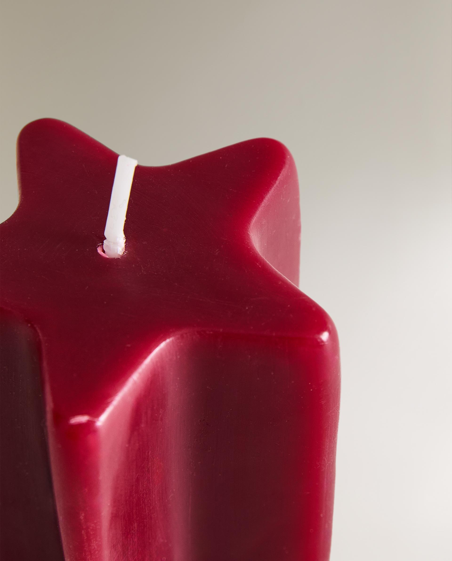 TALL CHRISTMAS STAR CANDLE Zara Home Malta