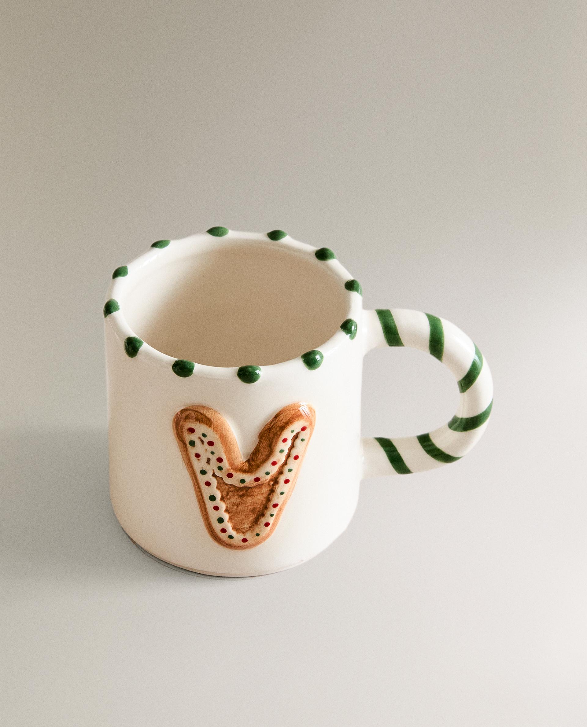 CHILDREN’S CHRISTMAS LETTER V STONEWARE MUG