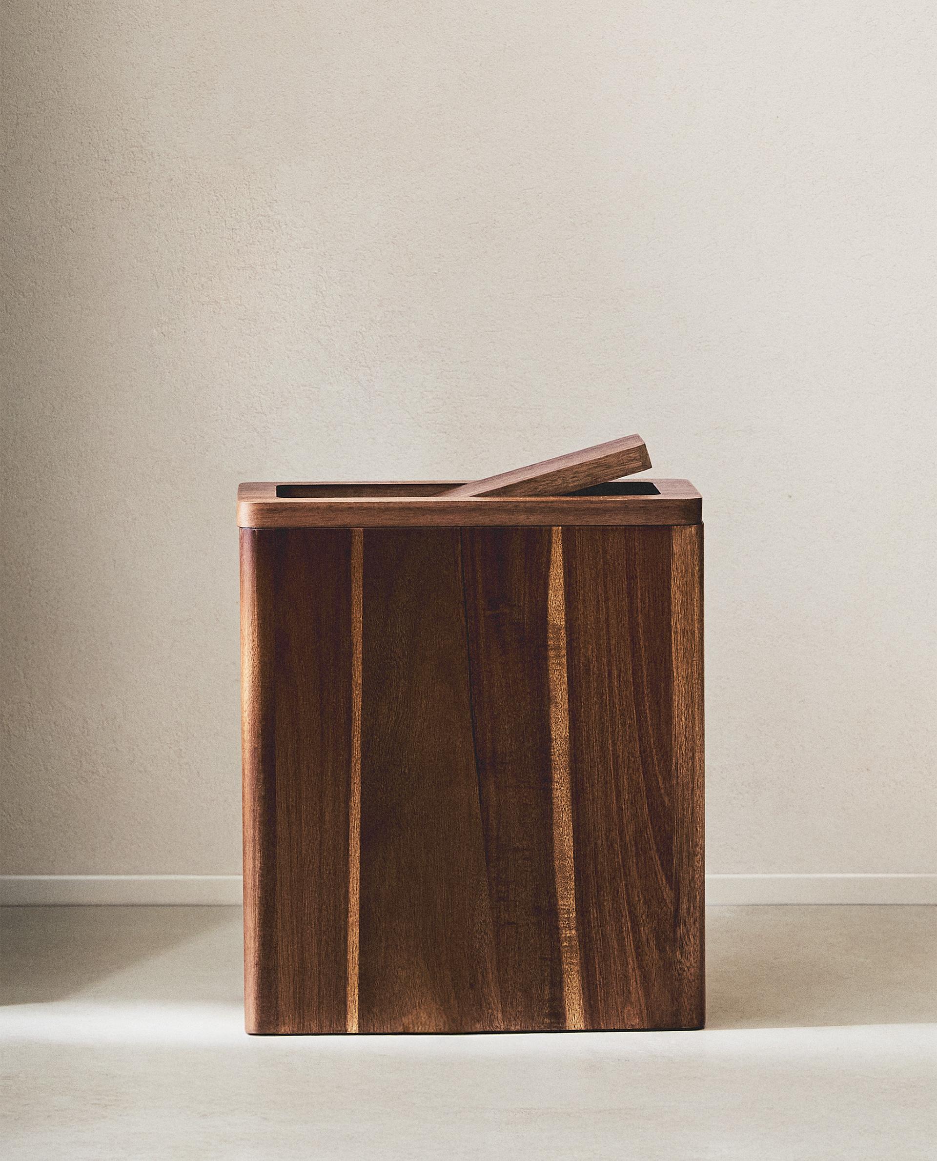 ZARA  ダストボックス ダストボックス 木製 角型 | Zara Home 日本/Japan