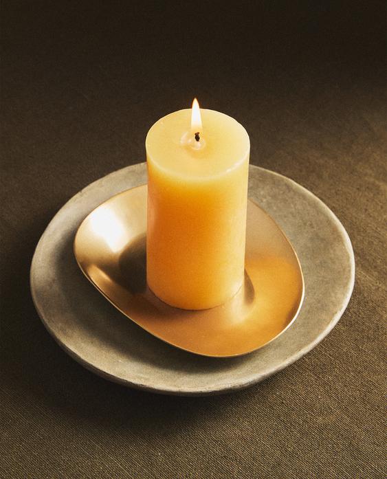 NANUSHKA IRREGULAR ALUMINIUM CANDLESTICK