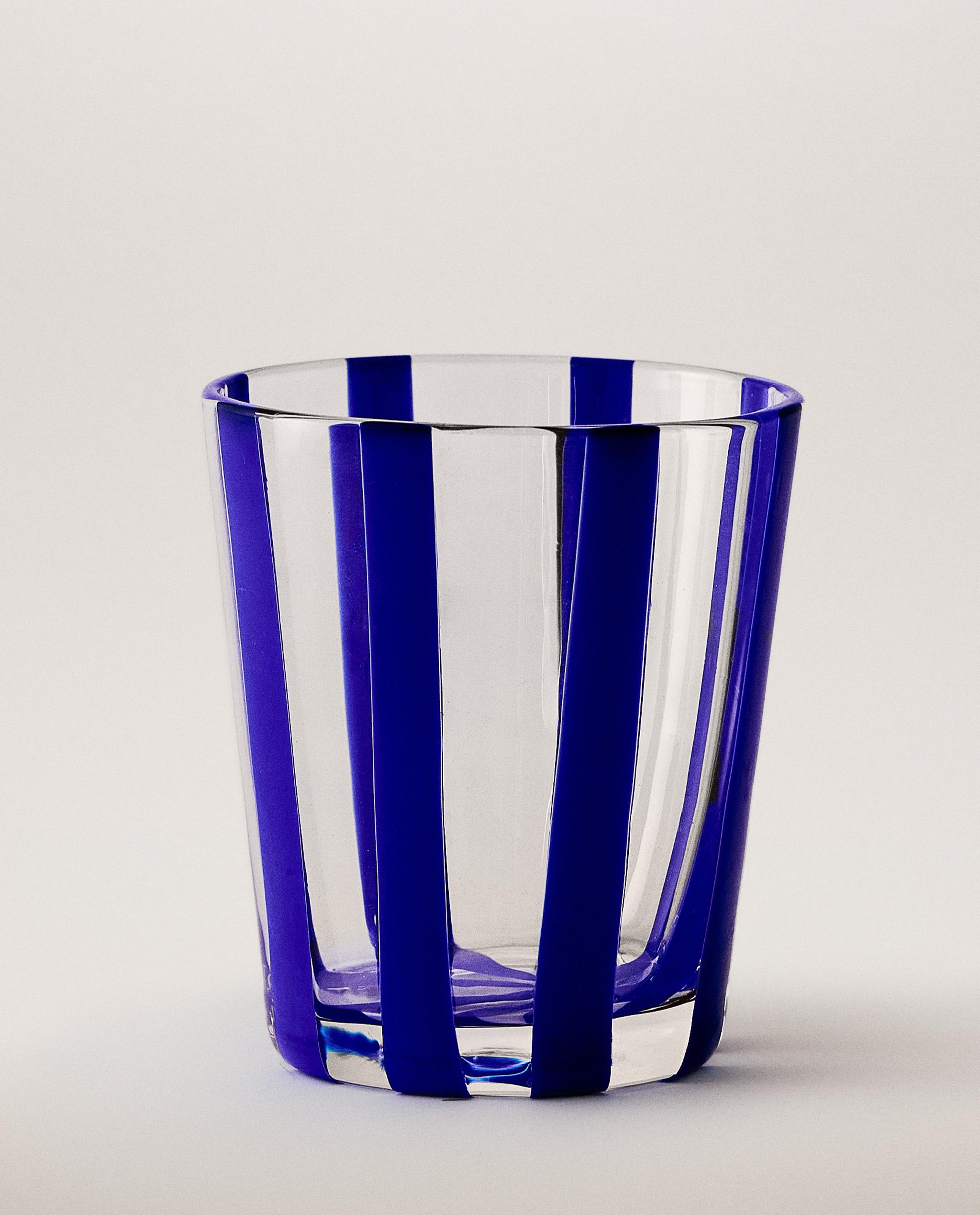 GLASS TUMBLER WITH LINE DESIGN product thumbnail 18