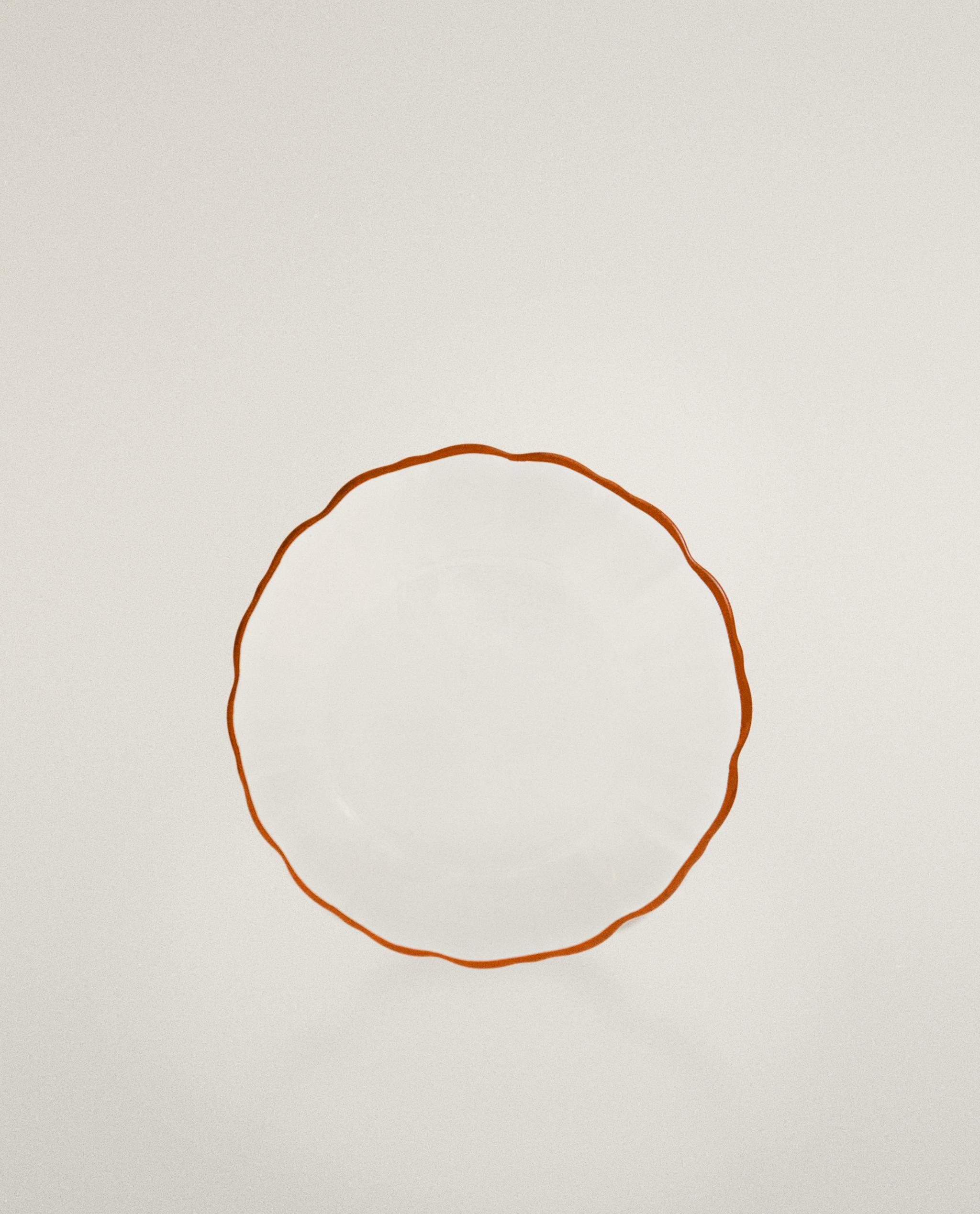 GLASS SIDE PLATE WITH RIM product thumbnail 17