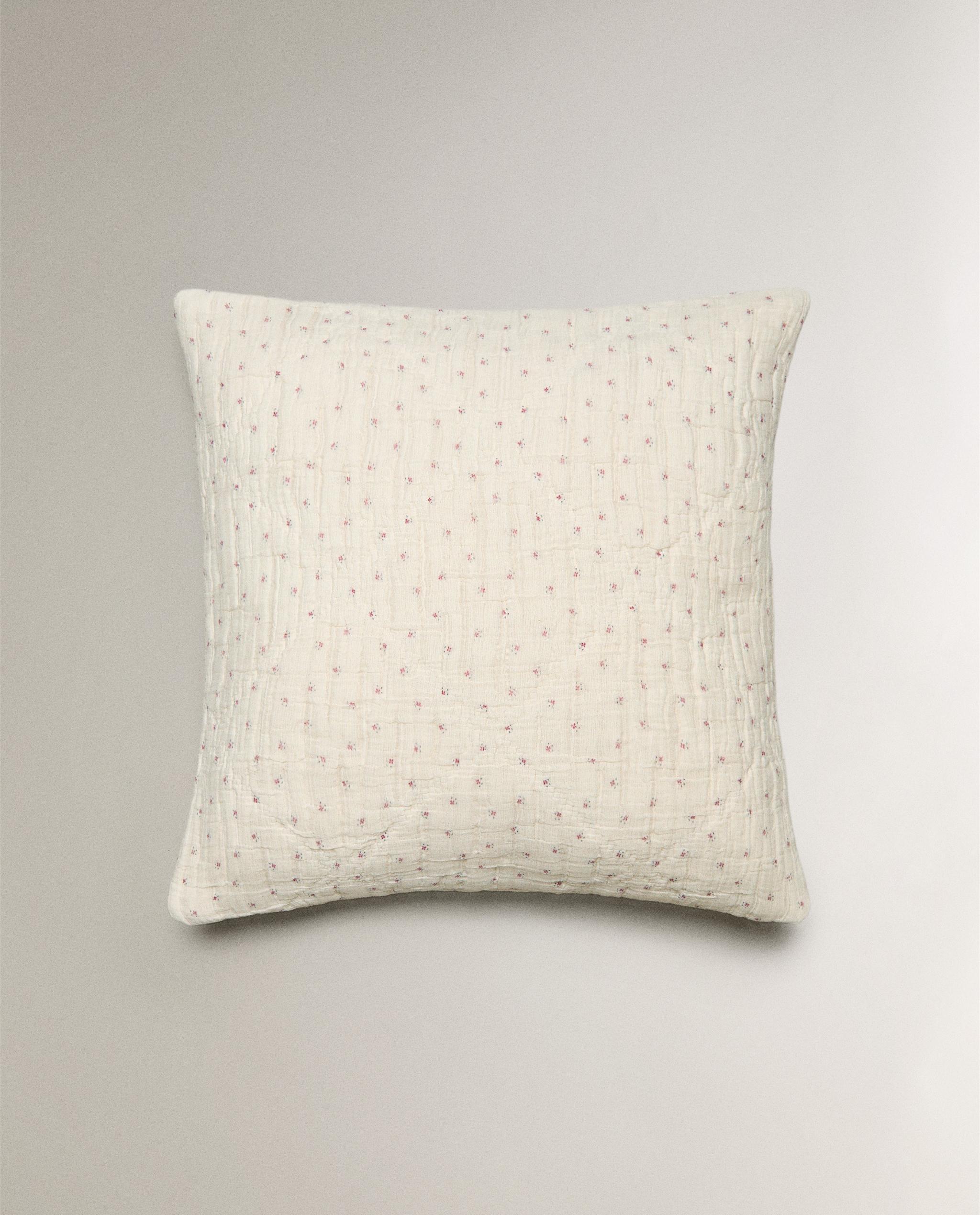 KIDS' FLORAL MUSLIN CUSHION COVER product thumbnail 11