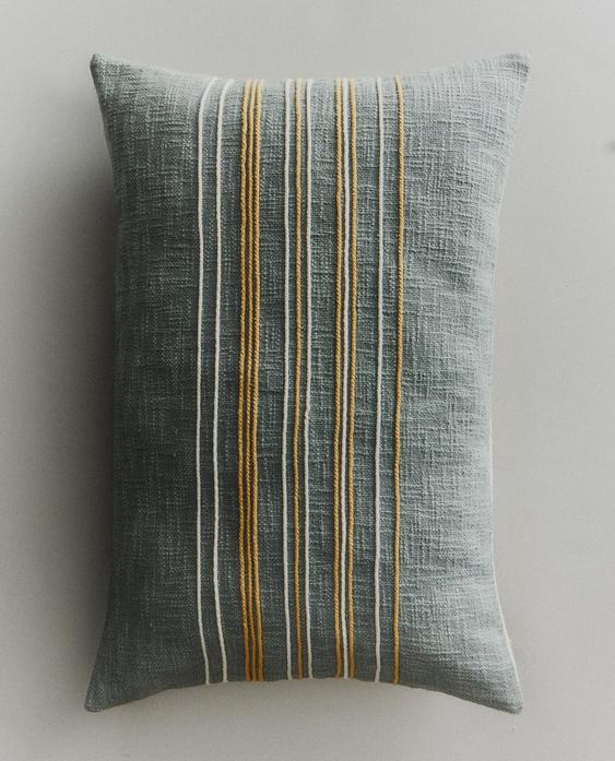 HOUSSE DE COUSSIN RAYURES
