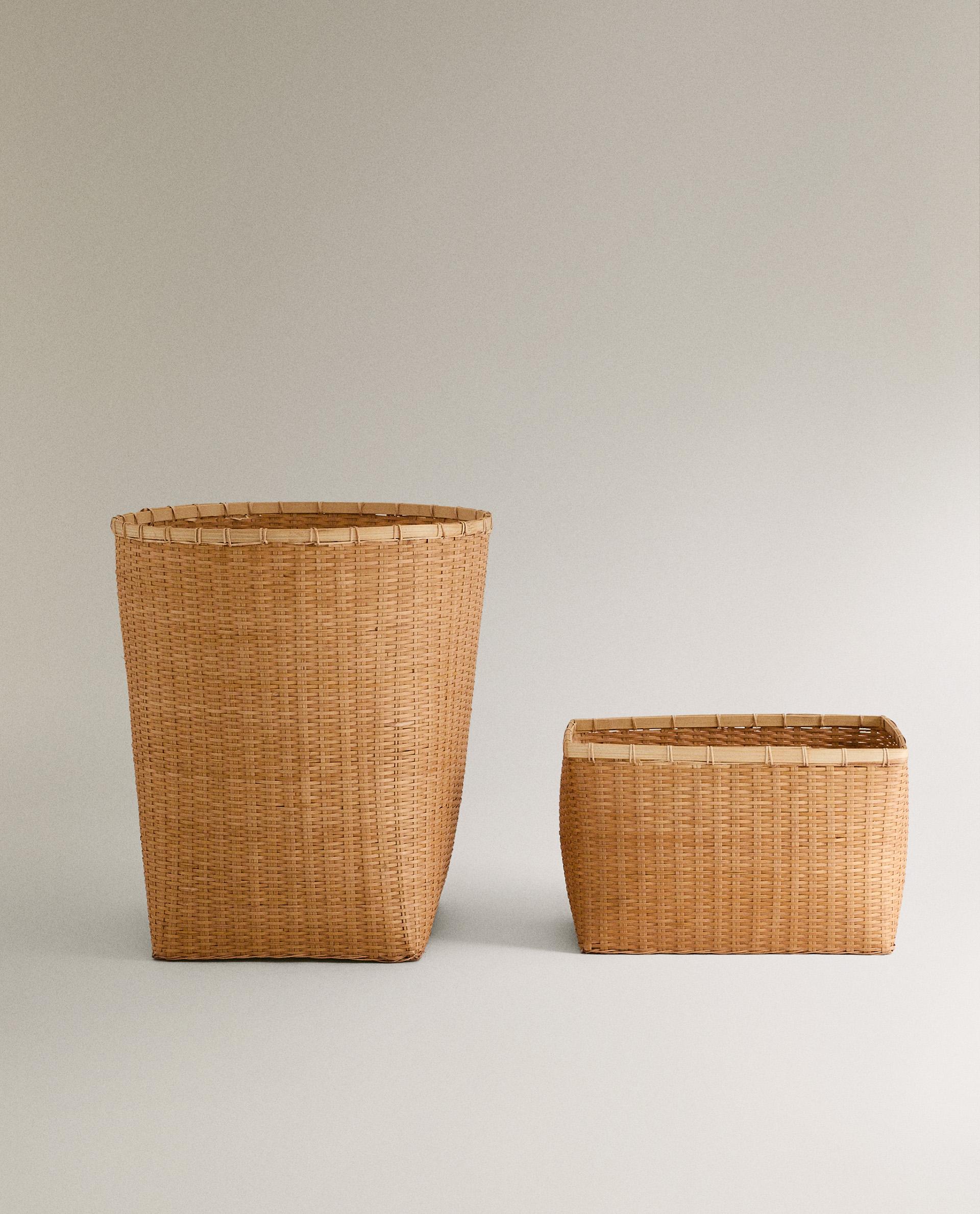 CORBEILLE BAMBOU TRESSÉ Zara Home France