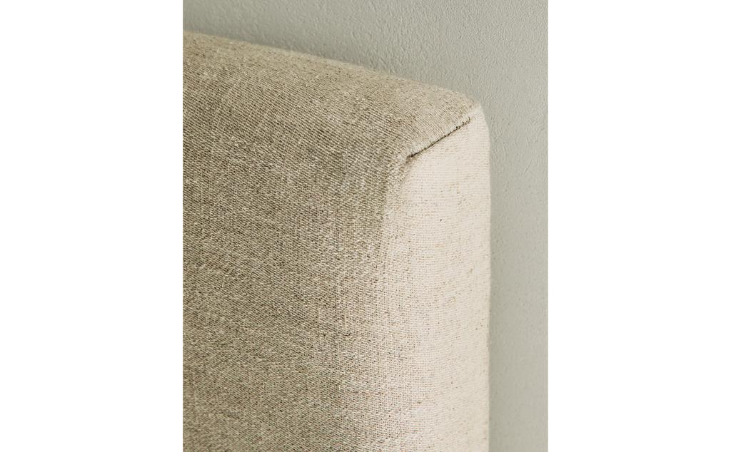 HOOFDBORD MET HENNEP EN KATOENEN HOES HOOFDBORD MET HENNEP EN KATOENEN HOES