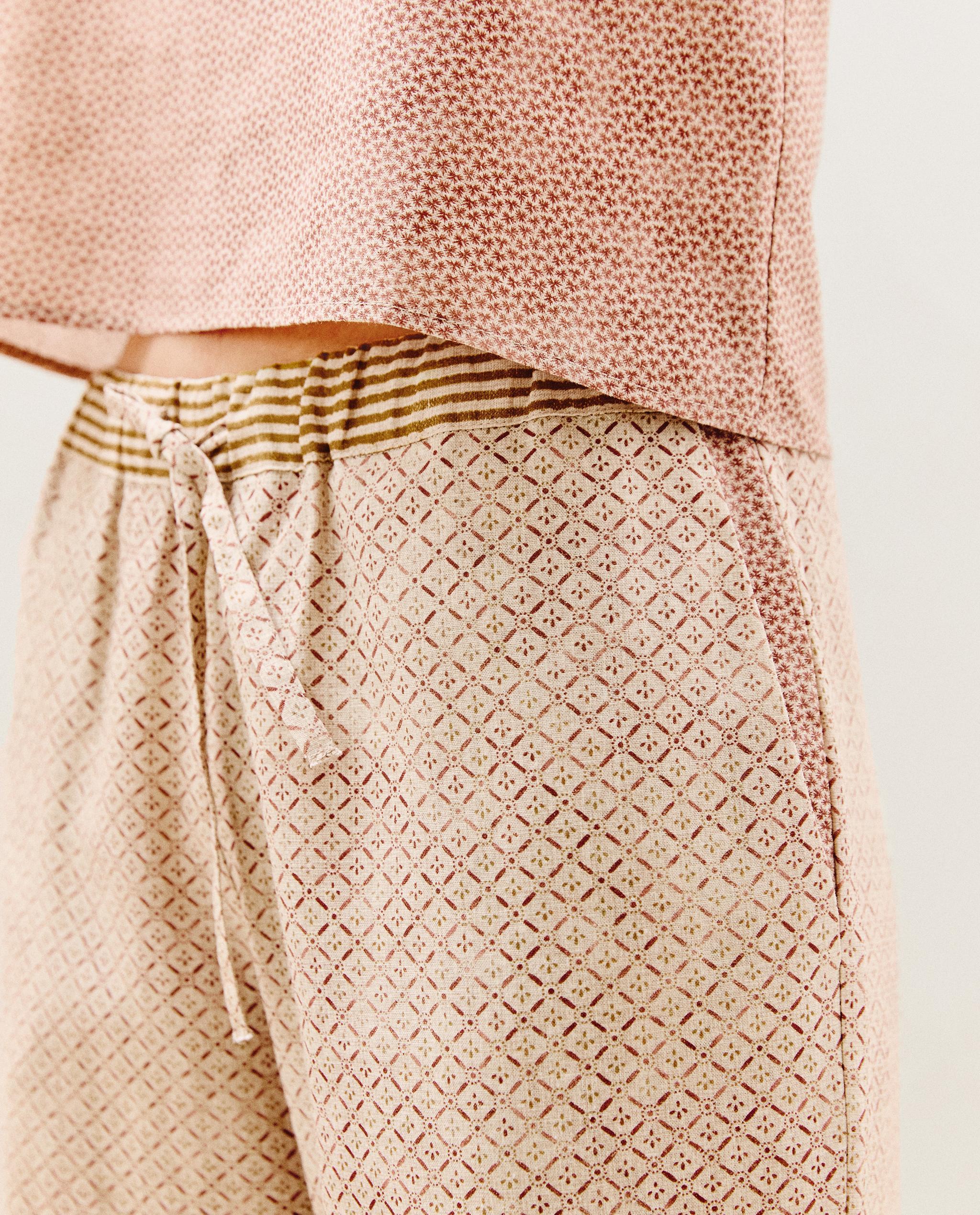 CONTRAST PRINT TROUSERS | KATHARINE POLE product thumbnail 10