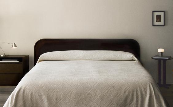 COTTON BEDSPREAD WITH GEOMETRIC DESIGN