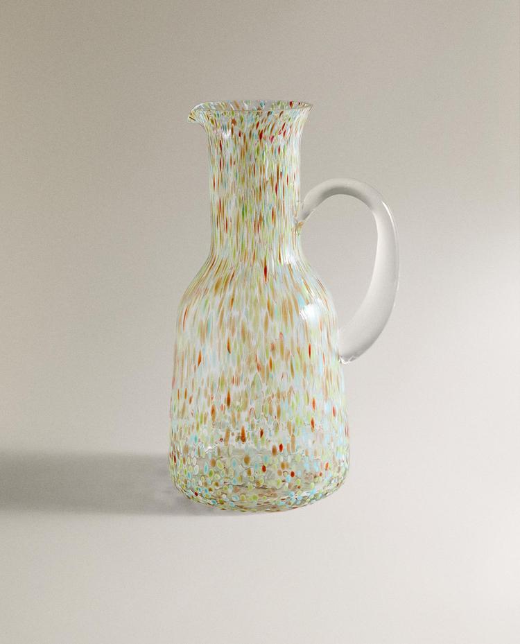 JARRA VIDRIO MULTICOLOR JARRA VIDRIO MULTICOLOR