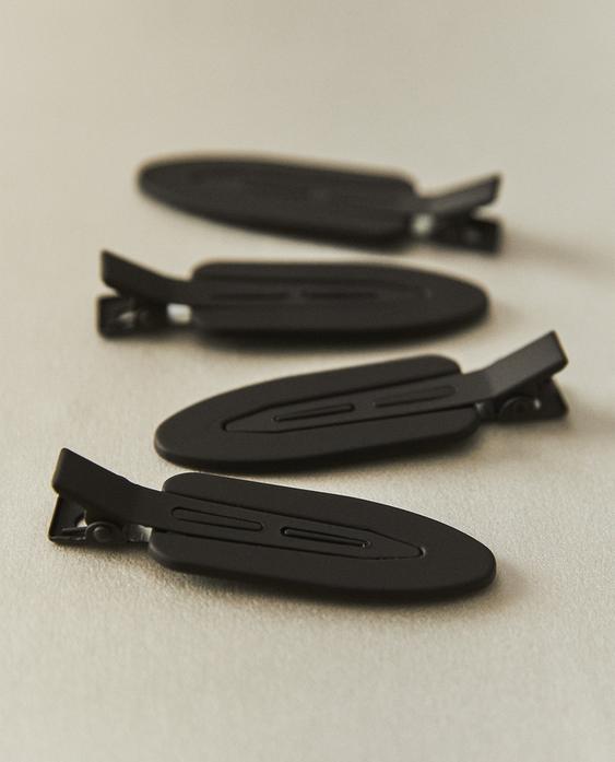 LOT DE PINCES PLATES POUR FOURRURE (LOT DE 4)