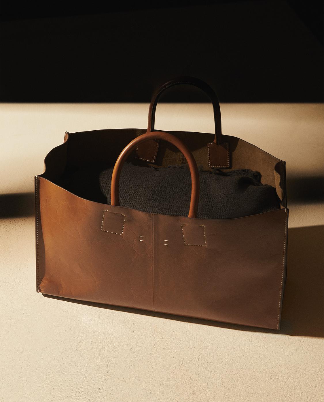 Shopper Bag Zara Home Bolsos Shopper Zara BOLSO SHOPPER PIEL Zara