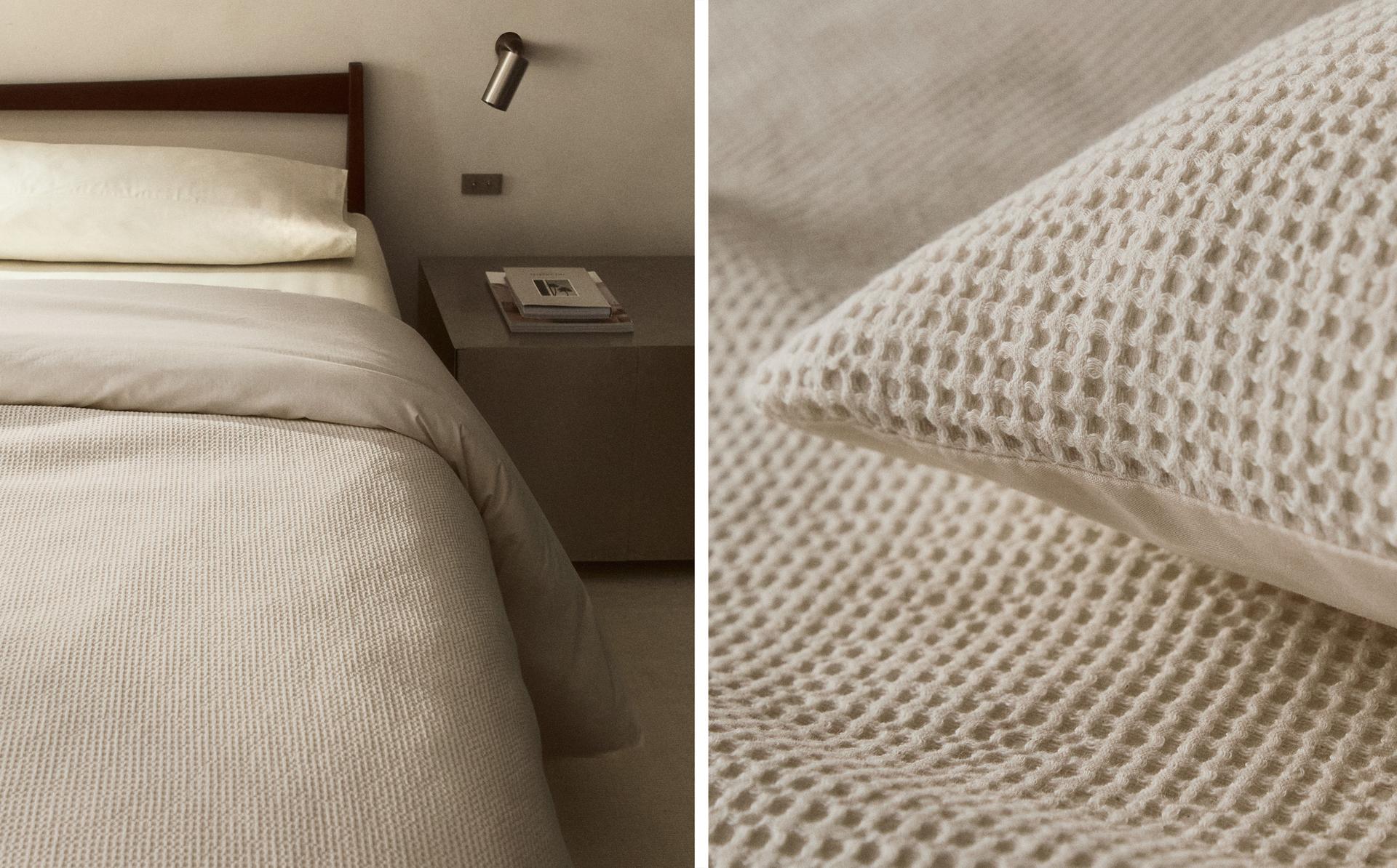 CAPA DE EDREDOM DE ALGODÃO MINI WAFFLE CAPA DE EDREDOM DE ALGODÃO MINI WAFFLE