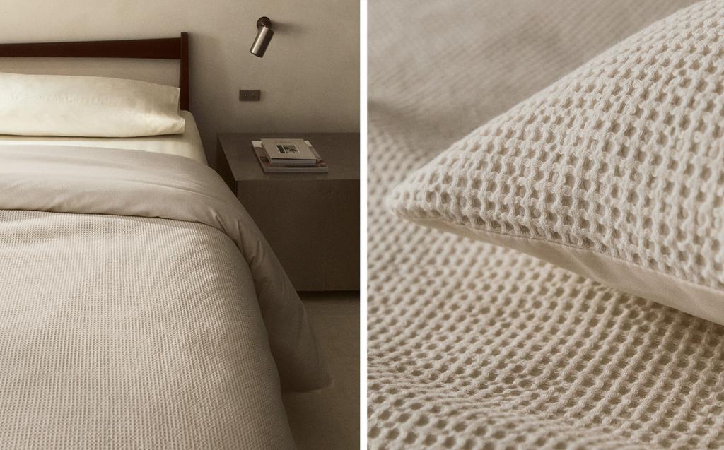 ПАМУЧЕН ПЛИК ЗА ЮРГАН СЪС СИТНА ВАФЛЕНА СТРУКТУРА ПАМУЧЕН ПЛИК ЗА ЮРГАН СЪС СИТНА ВАФЛЕНА СТРУКТУРА