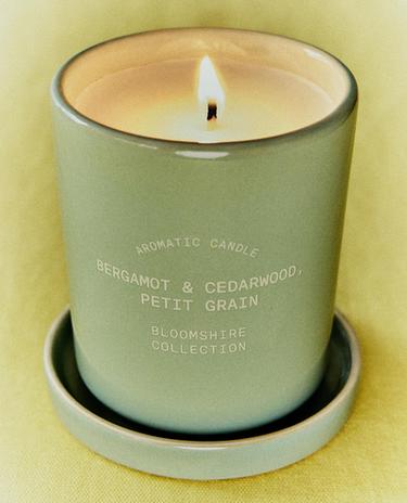 (170 G) BOUGIE PARFUMÉE BERGAMOT & CEDARWOOD
