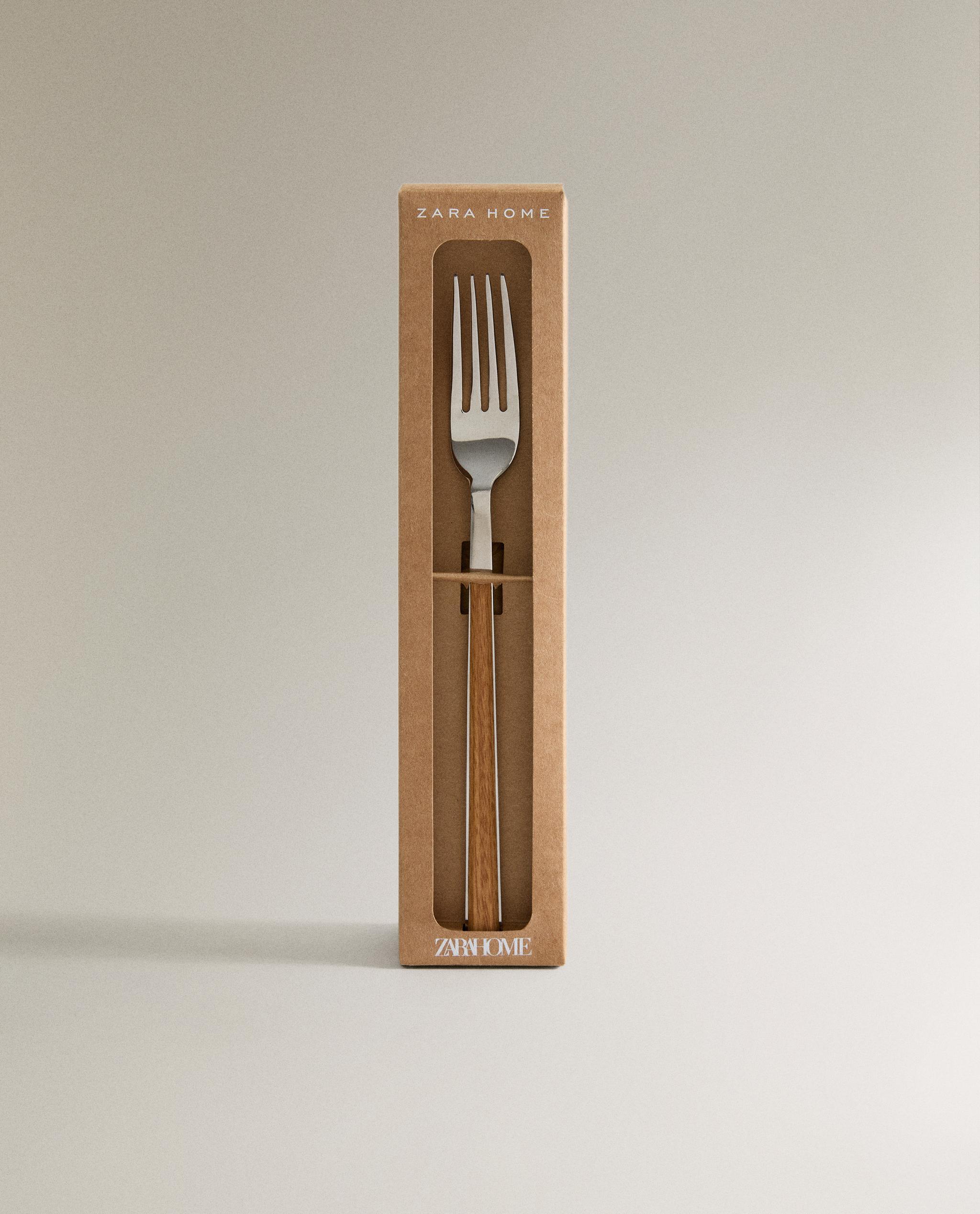 PACK OF FORKS WITH WOOD-EFFECT HANDLES (PACK OF 4) product thumbnail 10