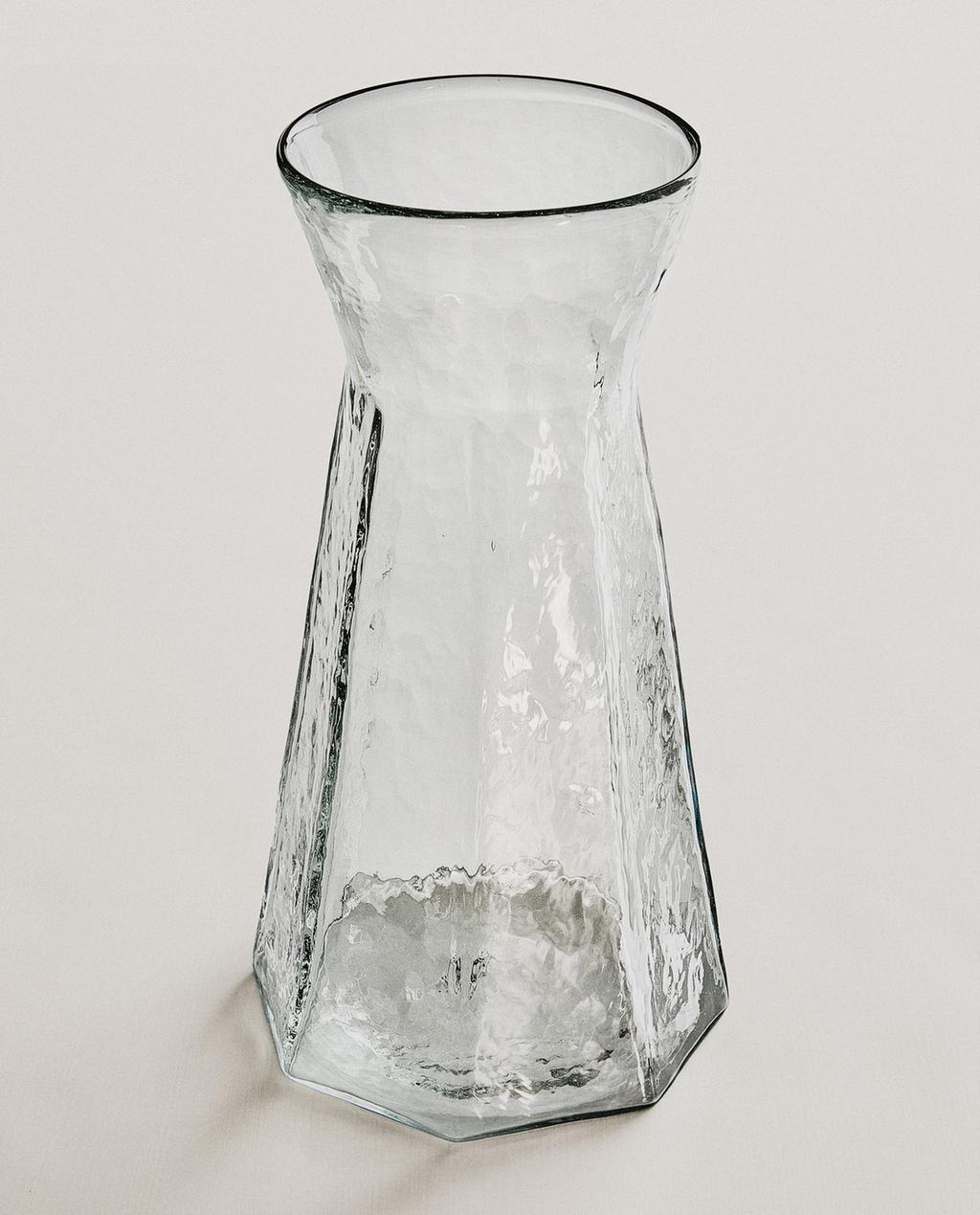 VASO SFACCETTATO VETRO